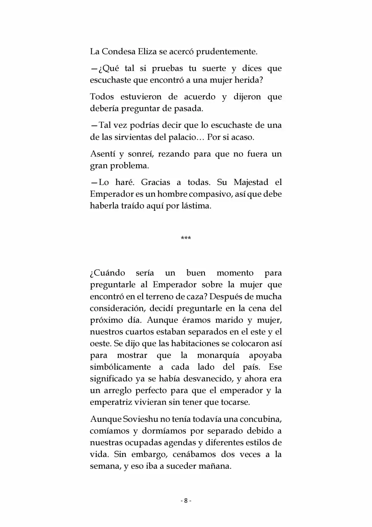 La Emperatriz Se Casó Nuevamente (Novela) - Capítulo 1 - Página 9 - LectorTMOo