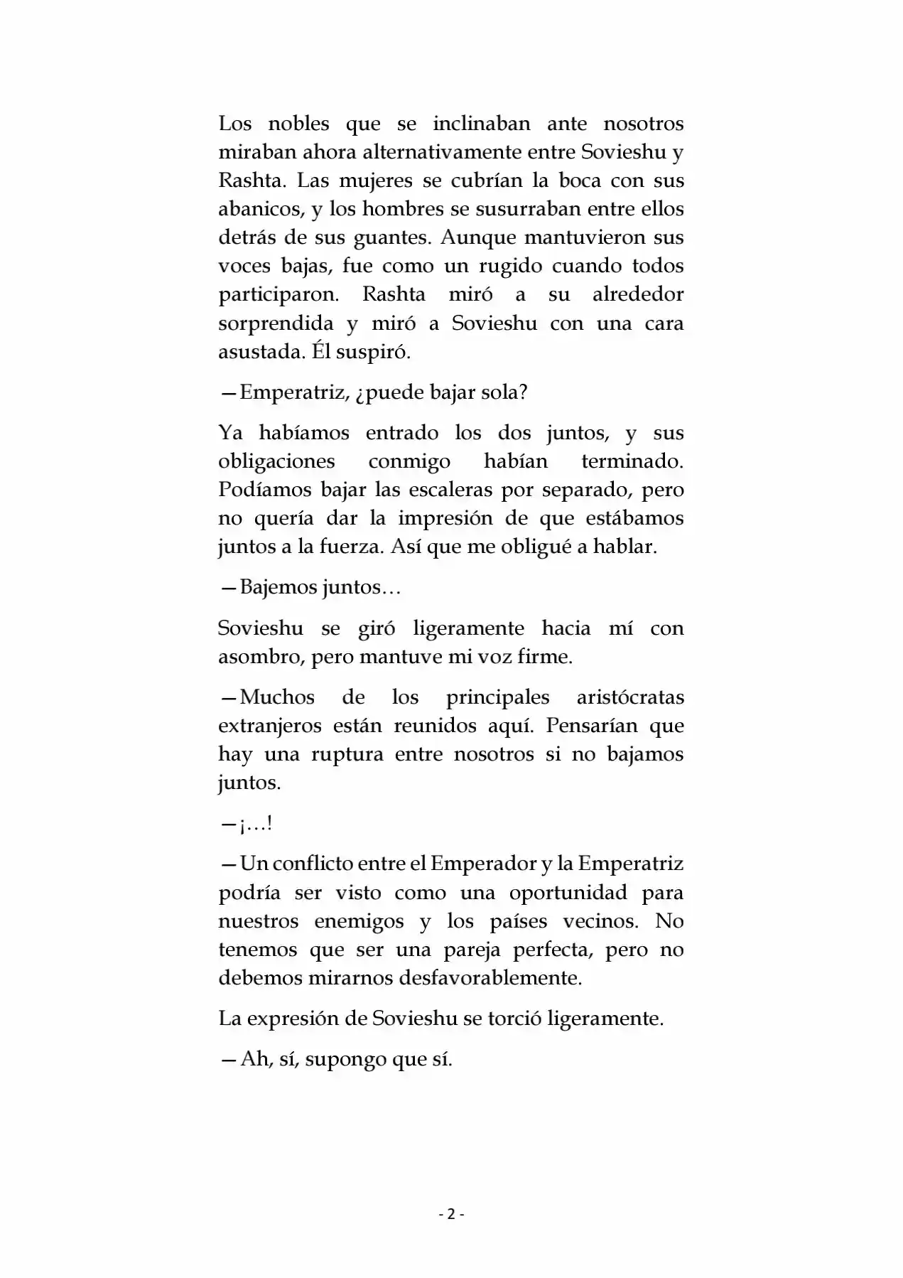 La Emperatriz Se Casó Nuevamente (Novela) - Capítulo 11 - Página 3 - LectorTMOo