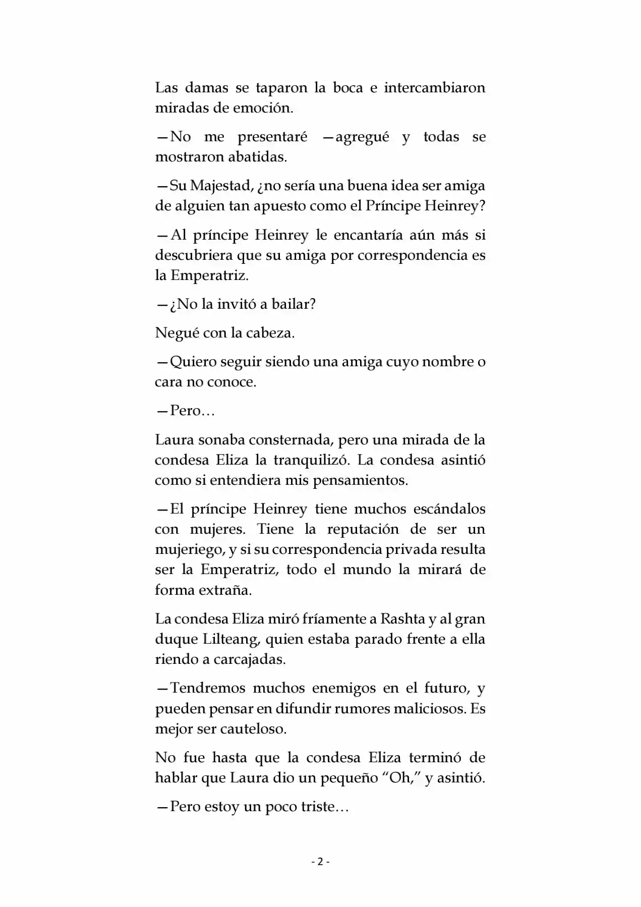 La Emperatriz Se Casó Nuevamente (Novela) - Capítulo 13 - Página 3 - LectorTMOo