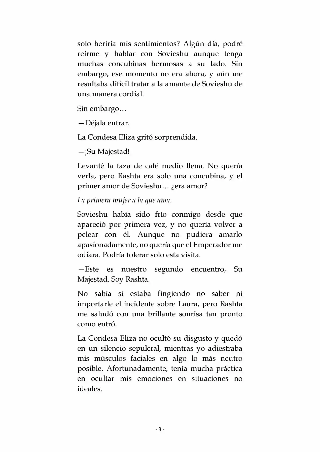 La Emperatriz Se Casó Nuevamente (Novela) - Capítulo 5 - Página 4 - LectorTMOo