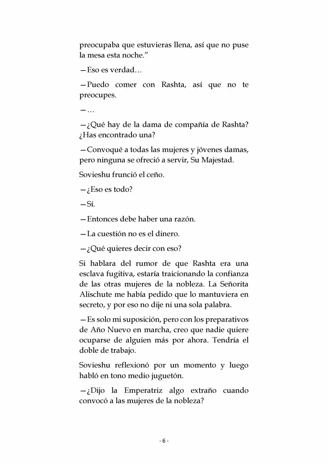 La Emperatriz Se Casó Nuevamente (Novela) - Capítulo 6 - Página 7 - LectorTMOo