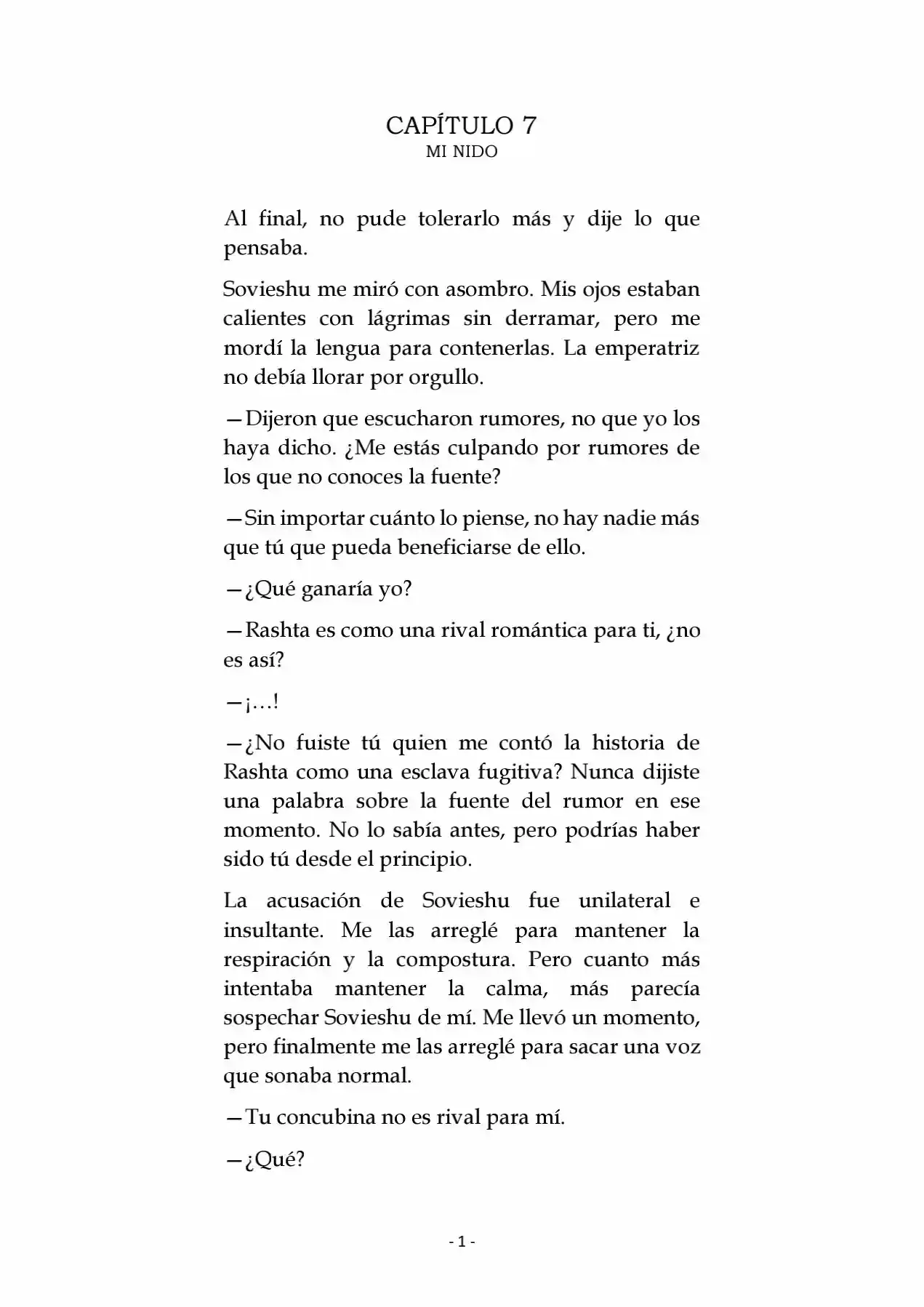 La Emperatriz Se Casó Nuevamente (Novela) - Capítulo 7 - Página 2 - LectorTMOo