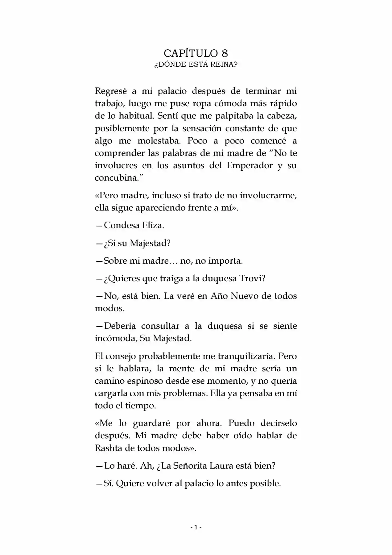 La Emperatriz Se Casó Nuevamente (Novela) - Capítulo 8 - Página 2 - LectorTMOo