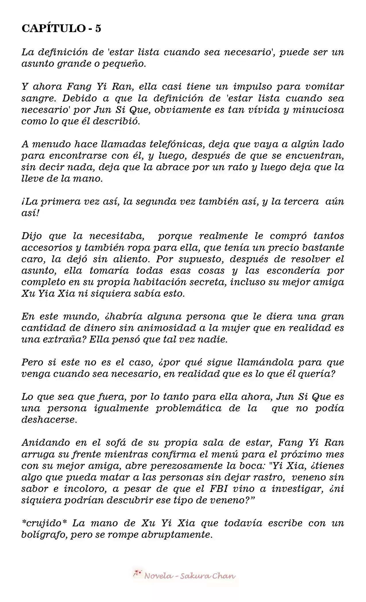 LA ESPOSA EMBARAZADA DEL PRESIDENTE (Novela) - Capítulo 5 - Página 2 - LectorTMOo