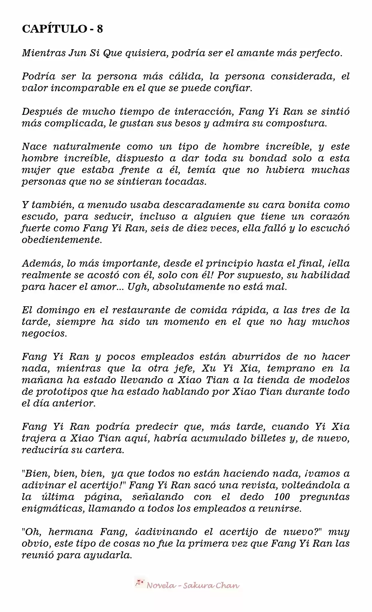 LA ESPOSA EMBARAZADA DEL PRESIDENTE (Novela) - Capítulo 8 - Página 2 - LectorTMOo