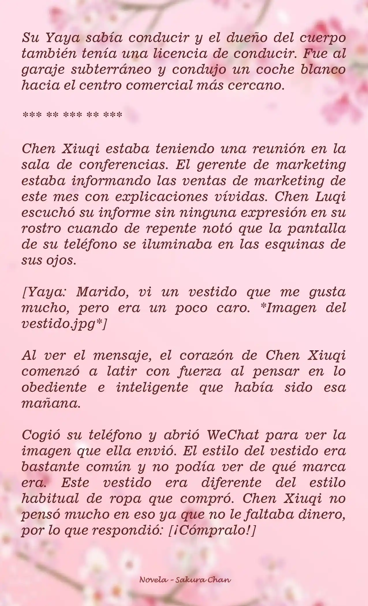 LA ESPOSA SUSTITUTA DEL PROTAGONISTA MASCULINO (Novela) - Capítulo 9 - Página 4 - LectorTMOo