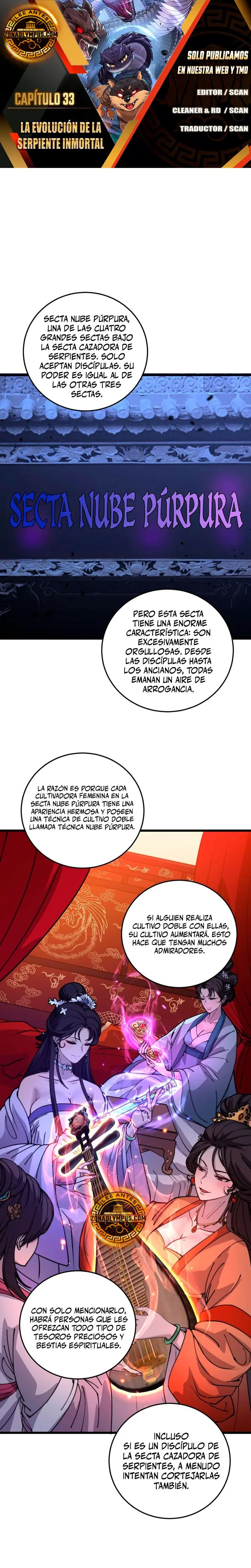 La Evolución De La Serpiente Inmortal - Capítulo 33 - Página 1 - LectorTMOo