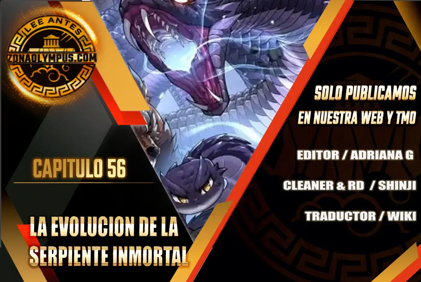 La Evolución De La Serpiente Inmortal - Capítulo 56 - Página 1 - LectorTMOo
