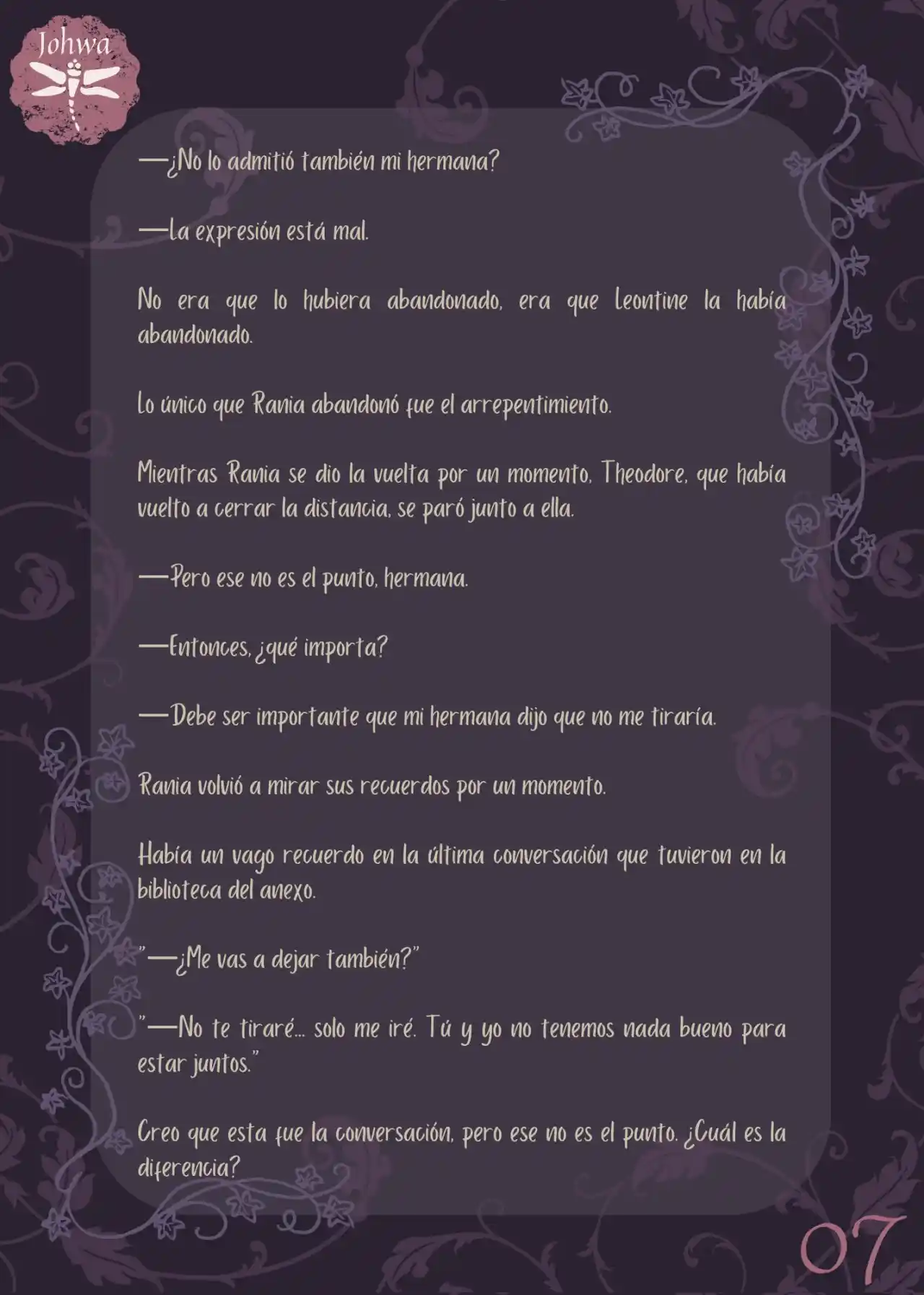 La Falsa Hermana Del Protagonista Masculino (Novela) - Capítulo 25 - Página 9 - LectorTMOo