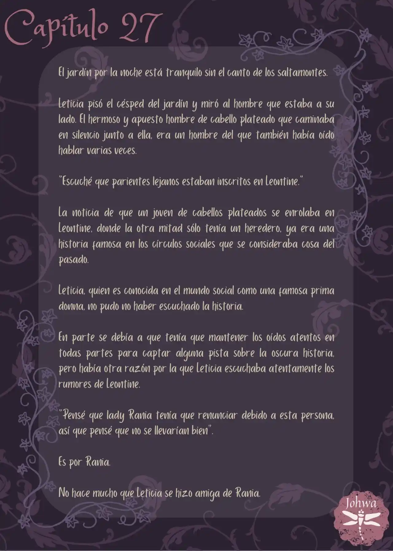 La Falsa Hermana Del Protagonista Masculino (Novela) - Capítulo 27 - Página 3 - LectorTMOo