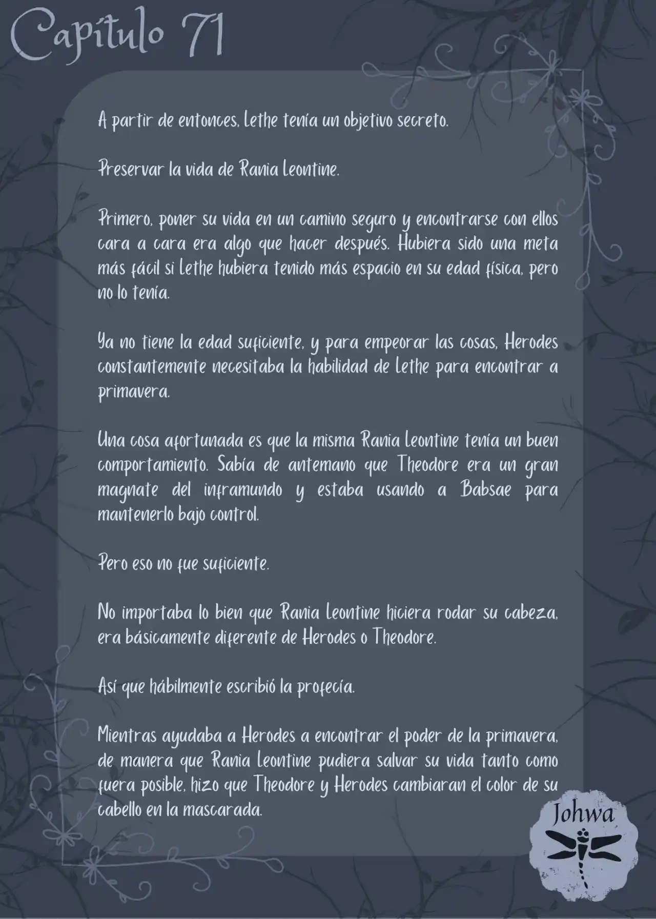 La Falsa Hermana Del Protagonista Masculino (Novela) - Capítulo 71 - Página 3 - LectorTMOo