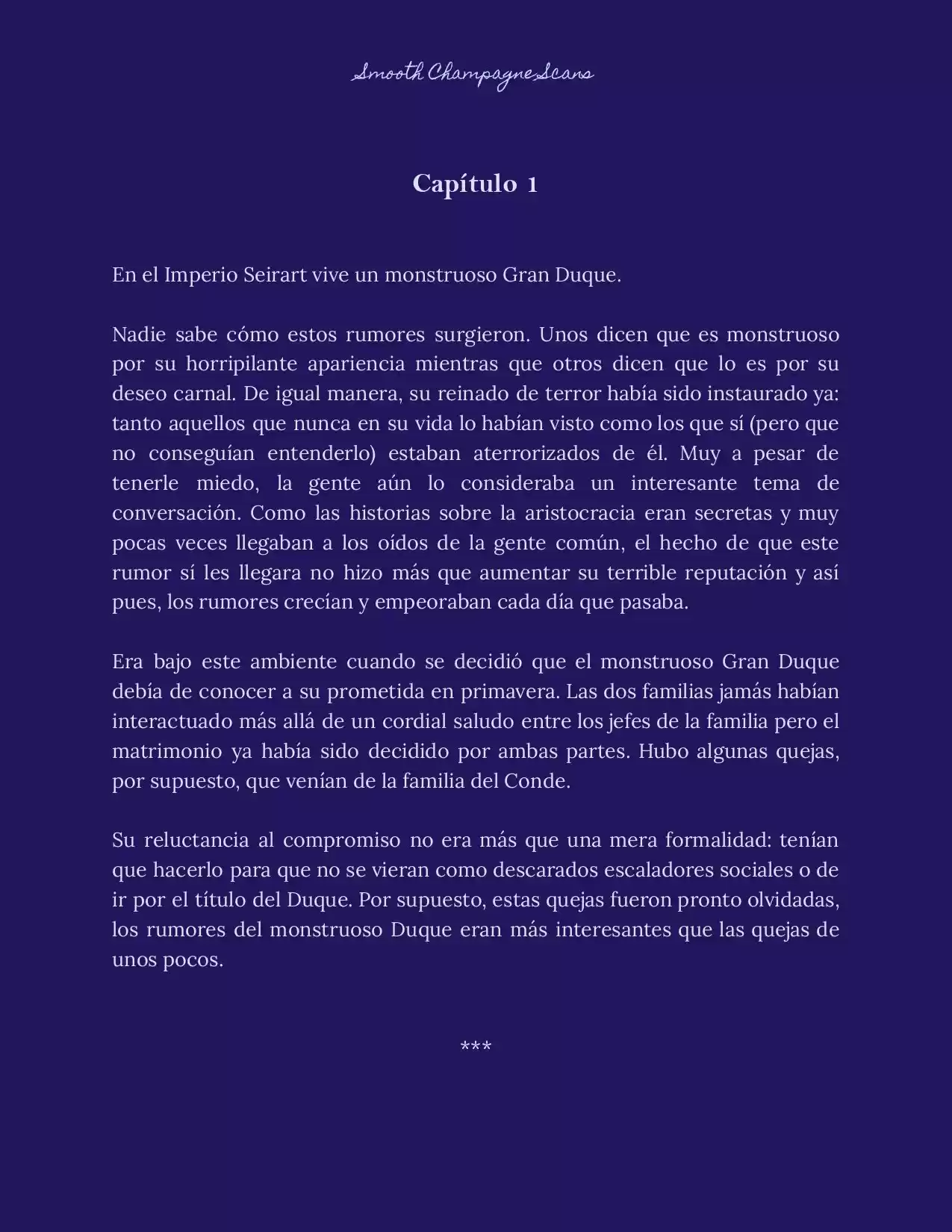 La Falsa Prometida Del Gran Duque (Novela) - Capítulo 1 - Página 3 - LectorTMOo