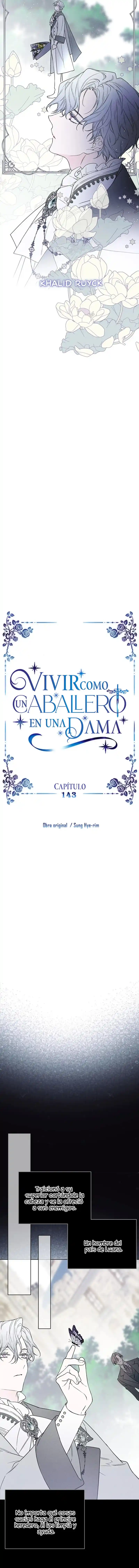 La Forma En Que El Caballero Vive Como Una Dama - Capítulo 143 - Página 3 - LectorTMOo