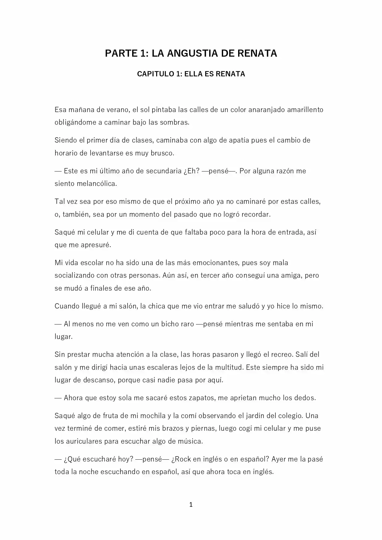 La Habitación Especial I (Novela) - Capítulo 1 - Página 1 - LectorTMOo