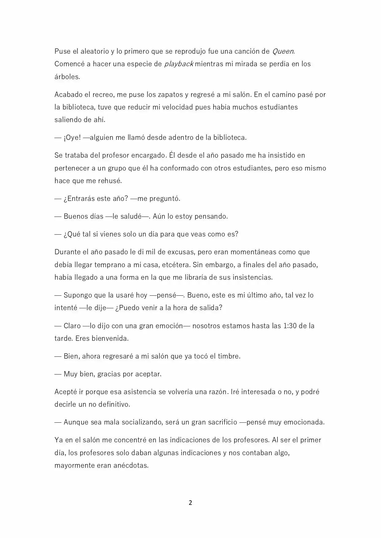 La Habitación Especial I (Novela) - Capítulo 1 - Página 2 - LectorTMOo