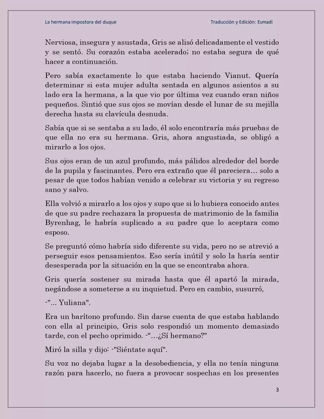 La Hermana Impostora Del Duque (Novela) - Capítulo 18 - Página 3 - LectorTMOo
