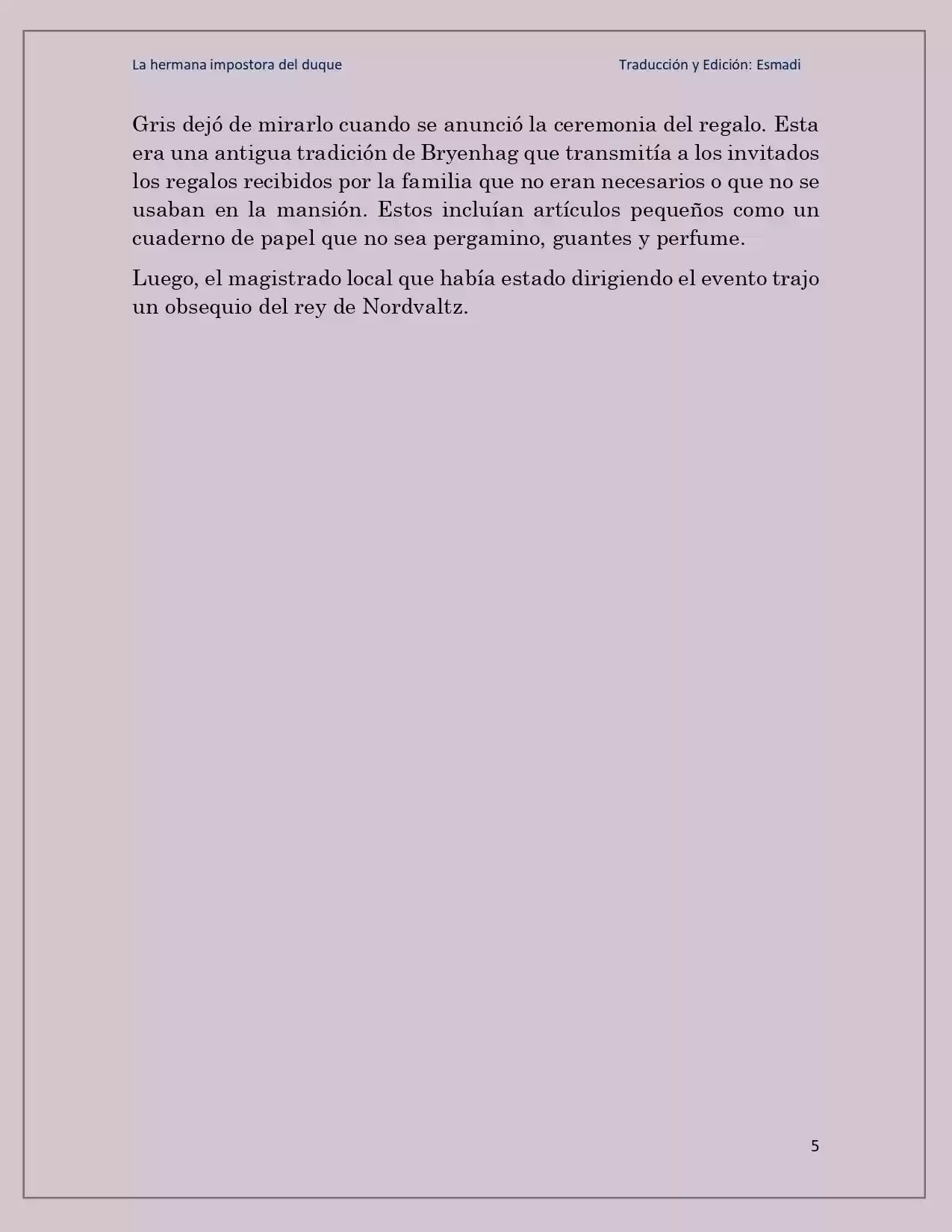 La Hermana Impostora Del Duque (Novela) - Capítulo 18 - Página 5 - LectorTMOo