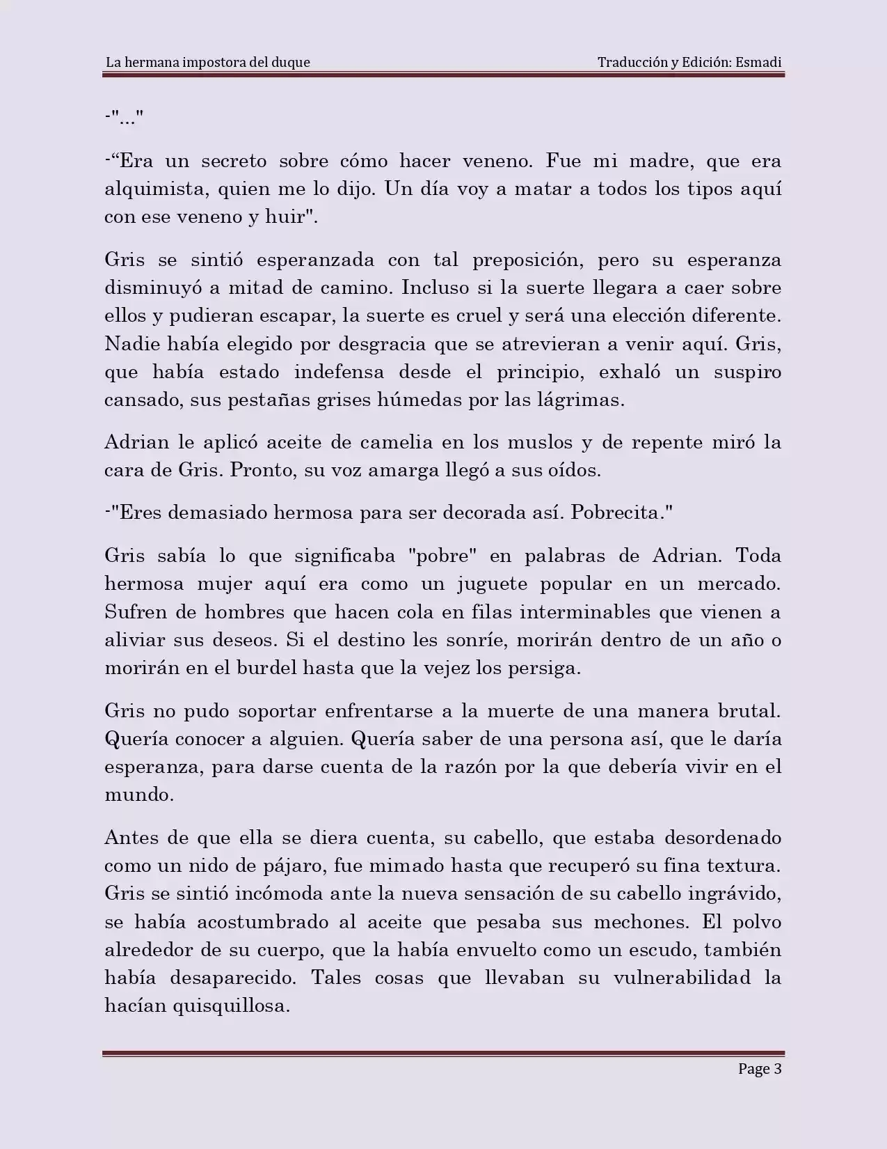 La Hermana Impostora Del Duque (Novela) - Capítulo 2 - Página 3 - LectorTMOo
