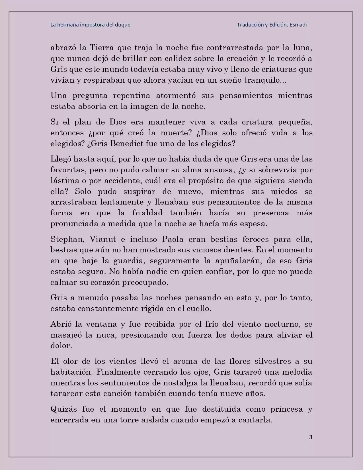 La Hermana Impostora Del Duque (Novela) - Capítulo 20 - Página 3 - LectorTMOo