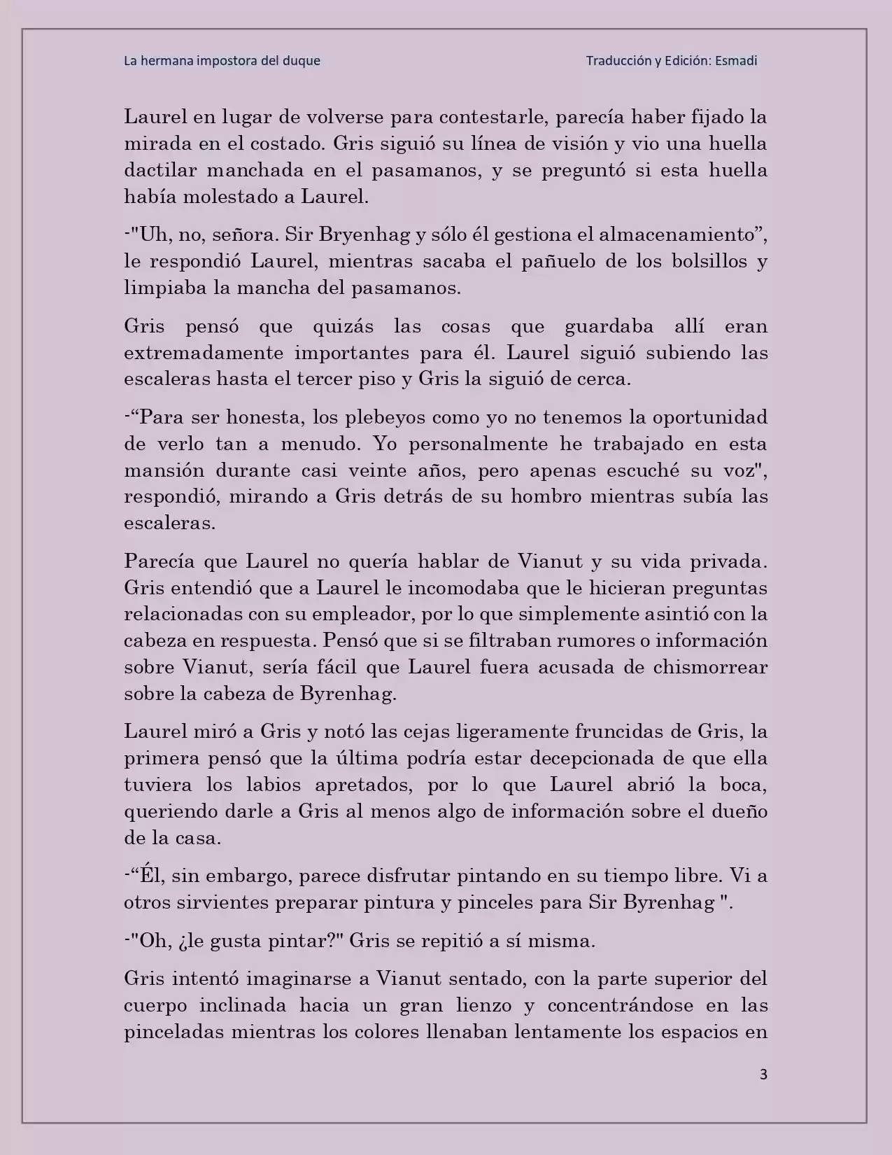 La Hermana Impostora Del Duque (Novela) - Capítulo 22 - Página 3 - LectorTMOo