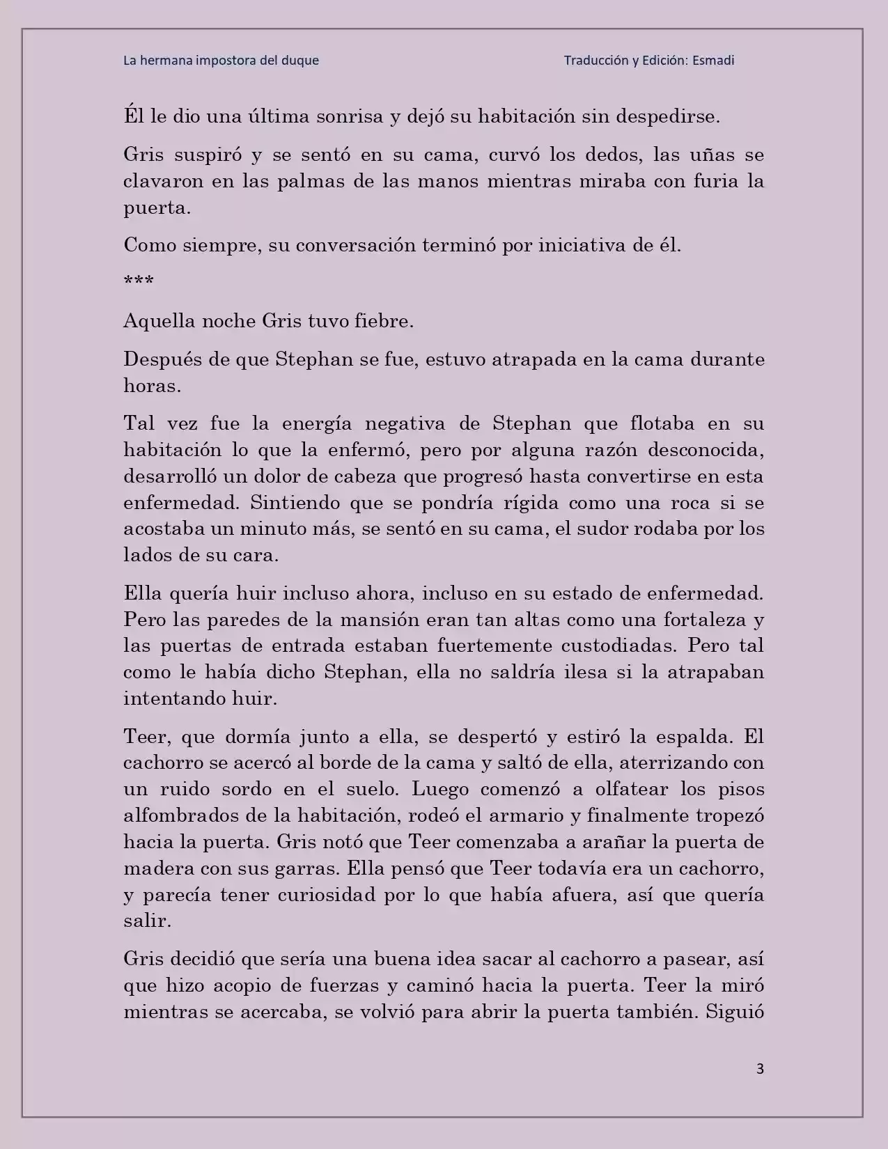 La Hermana Impostora Del Duque (Novela) - Capítulo 24 - Página 3 - LectorTMOo