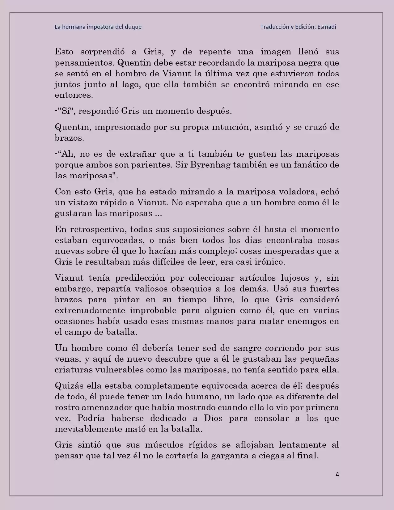 La Hermana Impostora Del Duque (Novela) - Capítulo 25 - Página 4 - LectorTMOo