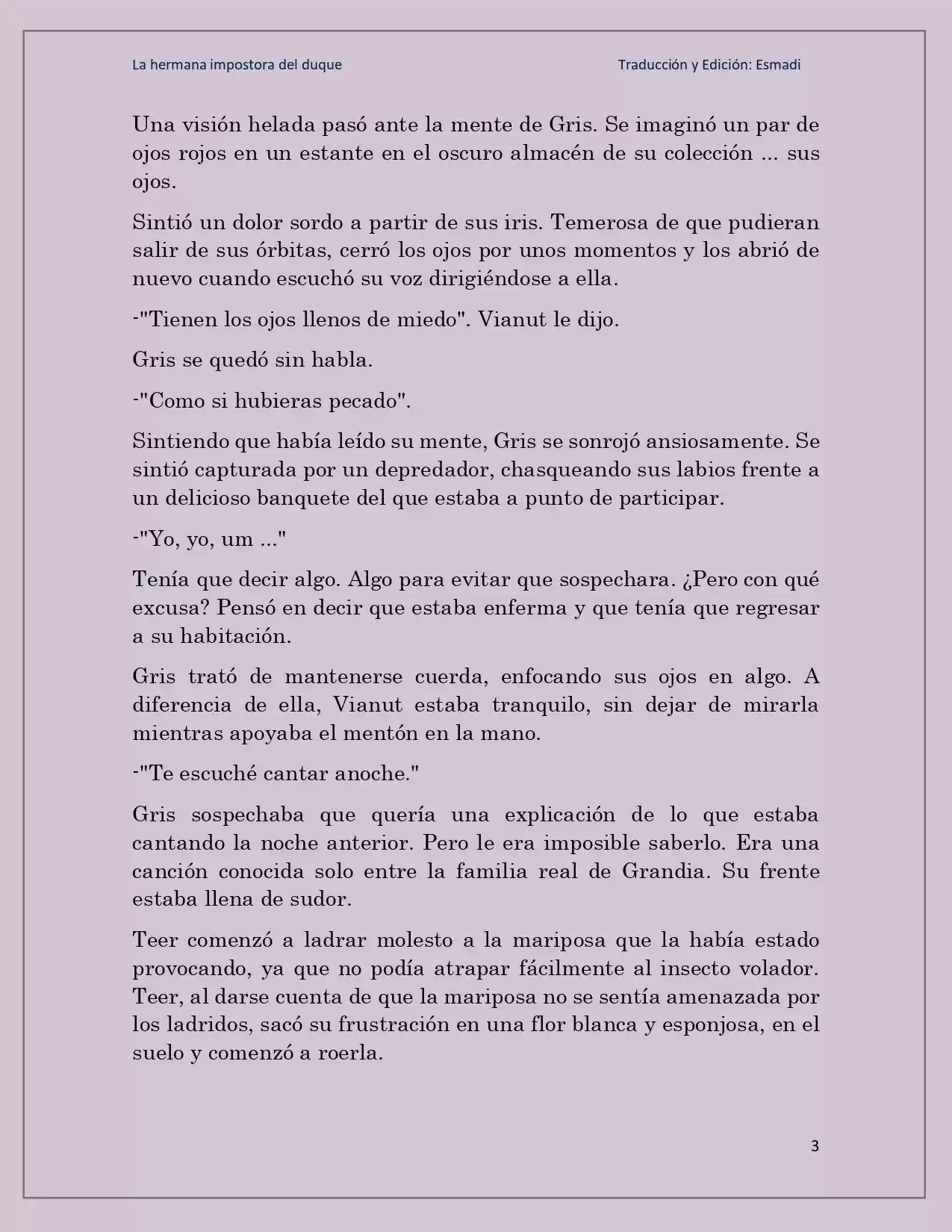 La Hermana Impostora Del Duque (Novela) - Capítulo 26 - Página 3 - LectorTMOo