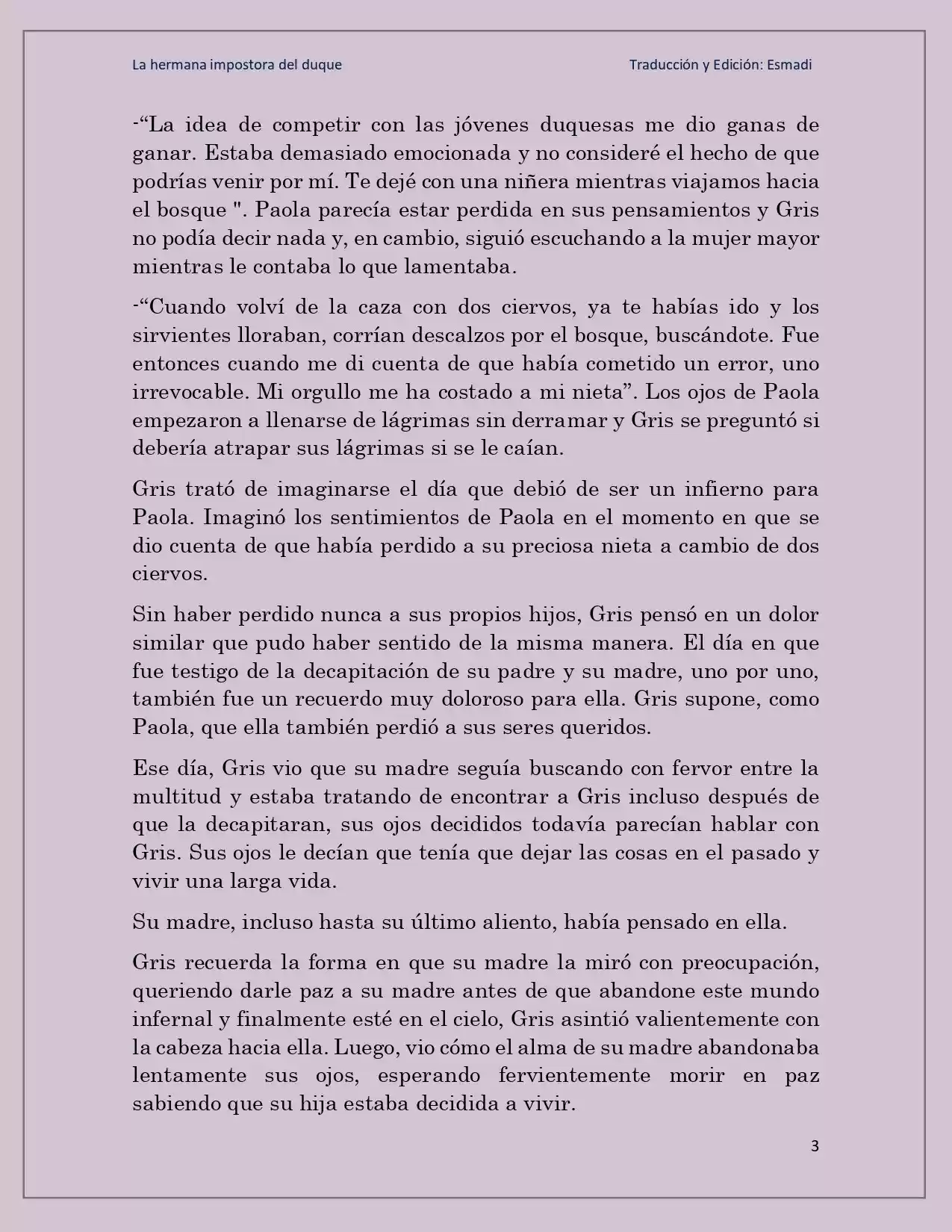 La Hermana Impostora Del Duque (Novela) - Capítulo 27 - Página 3 - LectorTMOo