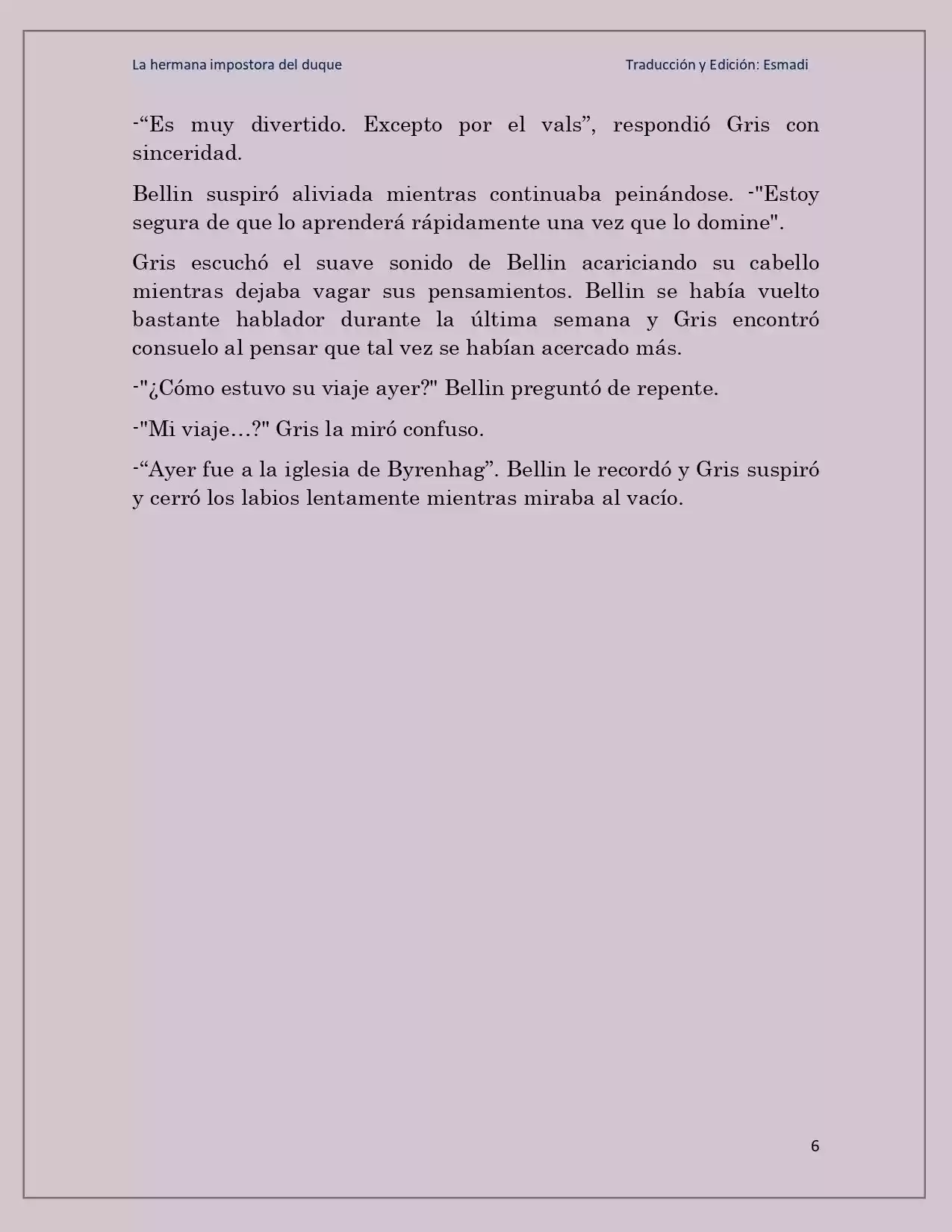 La Hermana Impostora Del Duque (Novela) - Capítulo 28 - Página 6 - LectorTMOo