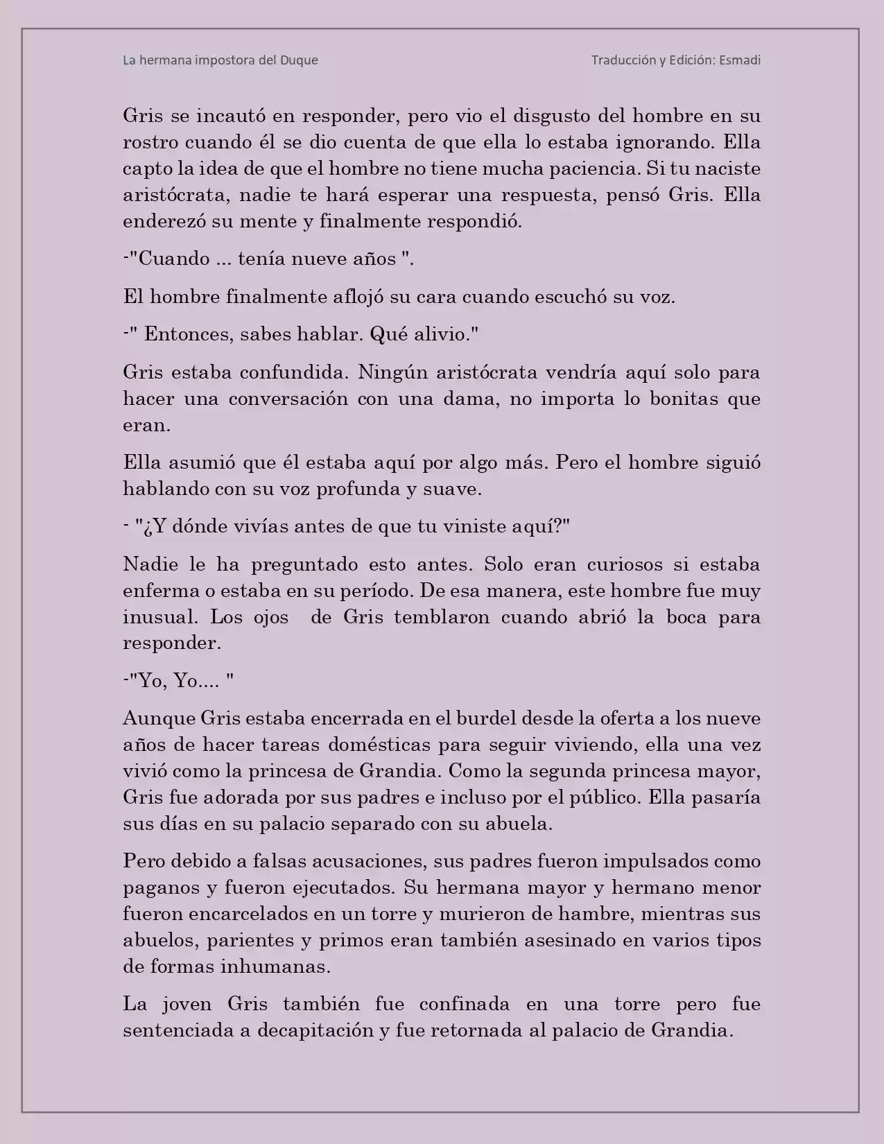 La Hermana Impostora Del Duque (Novela) - Capítulo 3 - Página 3 - LectorTMOo