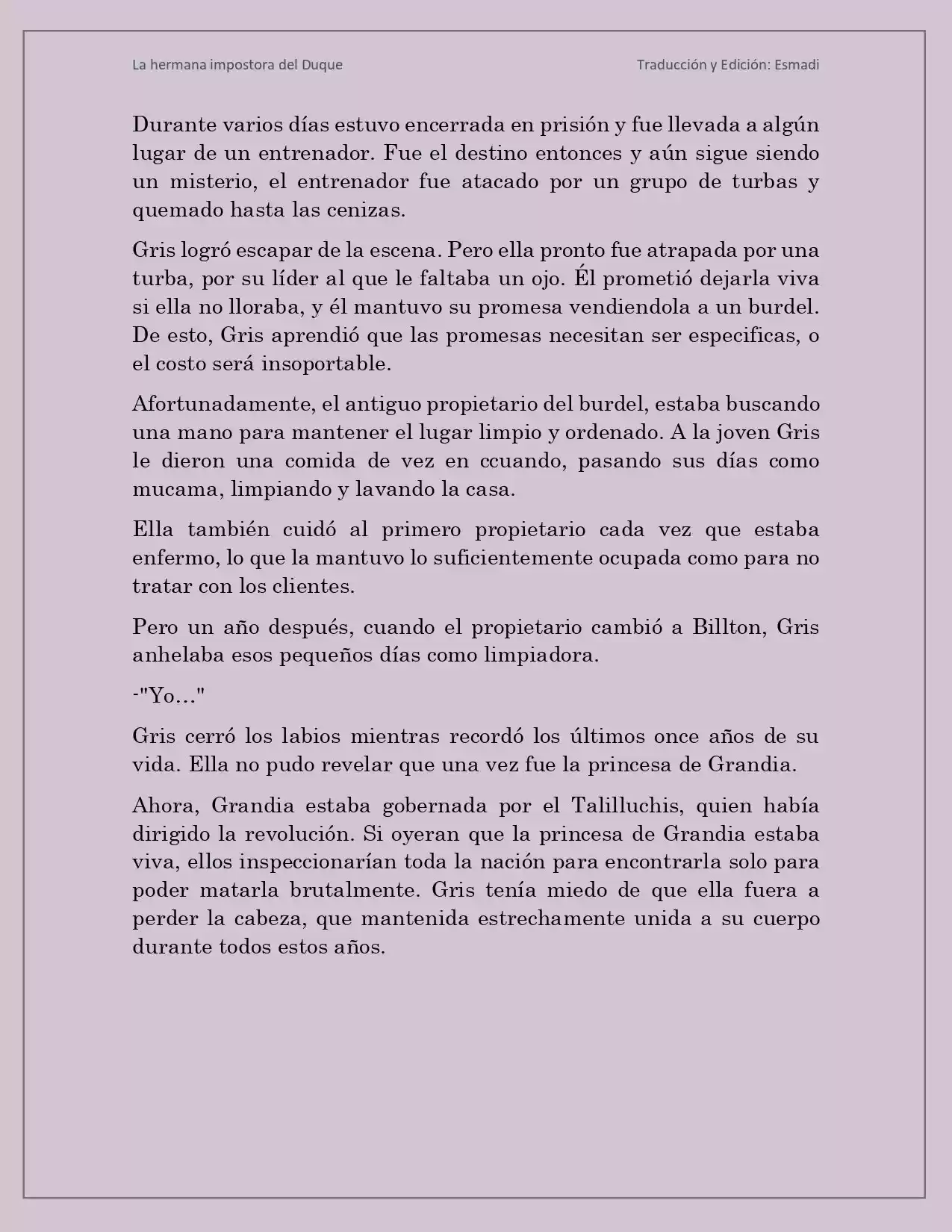 La Hermana Impostora Del Duque (Novela) - Capítulo 3 - Página 4 - LectorTMOo