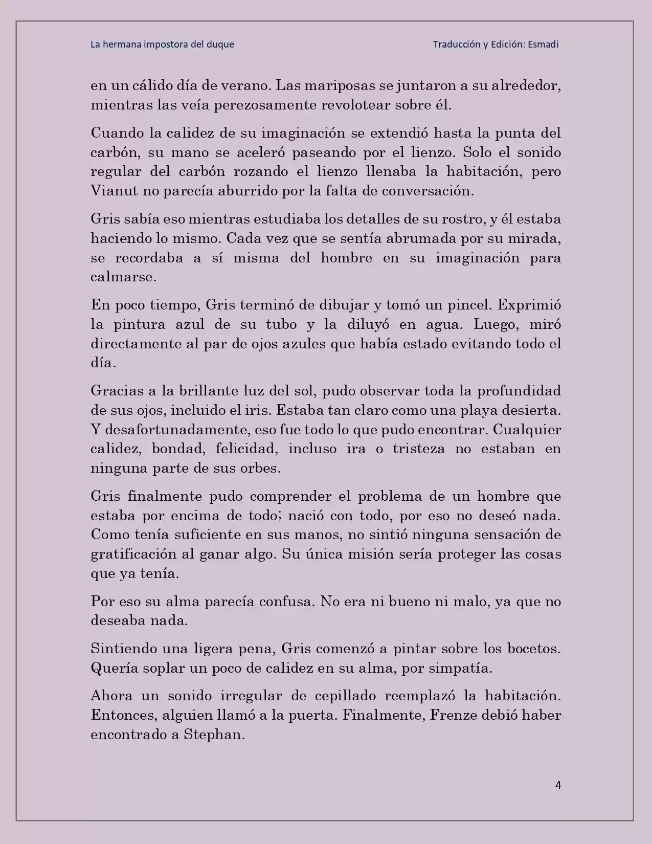 La Hermana Impostora Del Duque (Novela) - Capítulo 31 - Página 4 - LectorTMOo