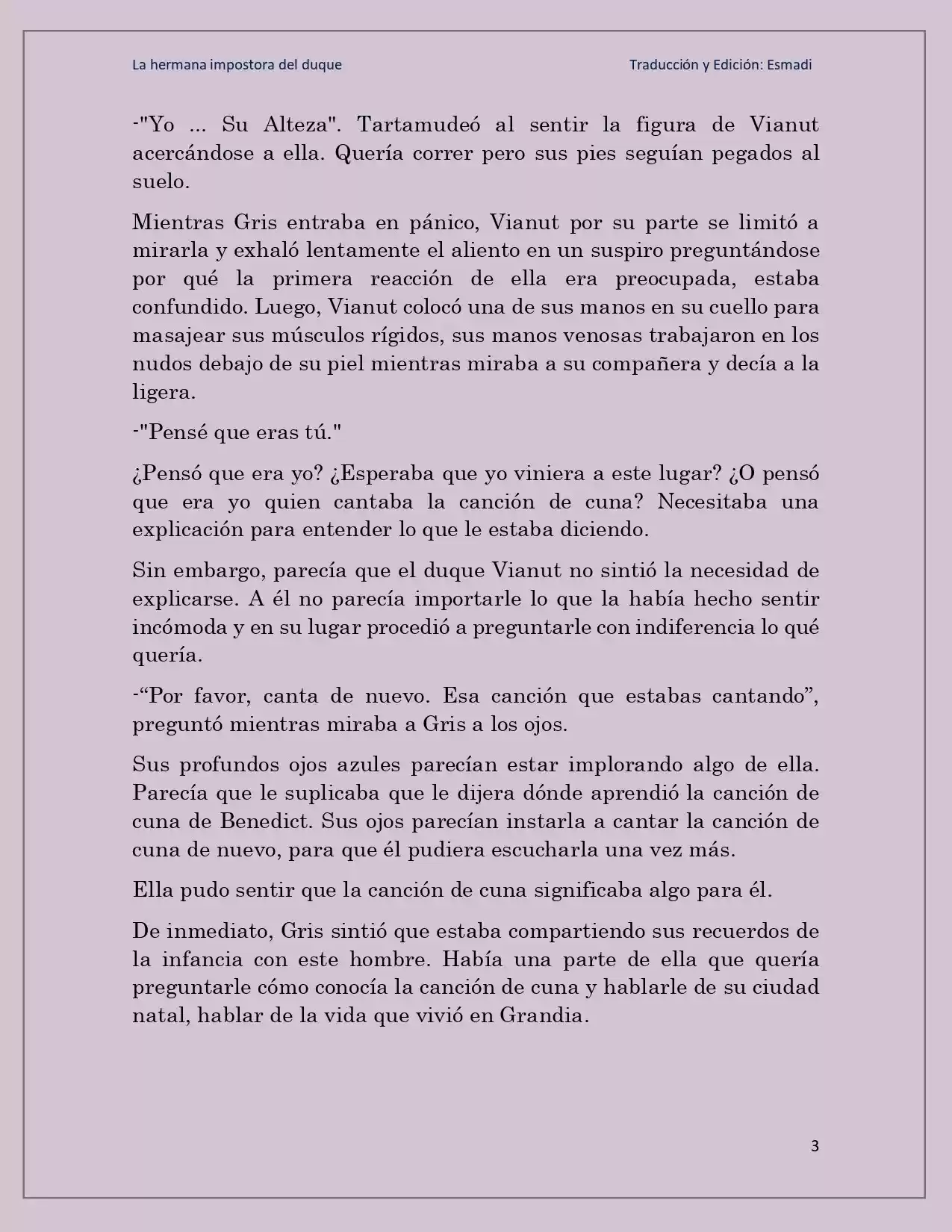 La Hermana Impostora Del Duque (Novela) - Capítulo 35 - Página 3 - LectorTMOo