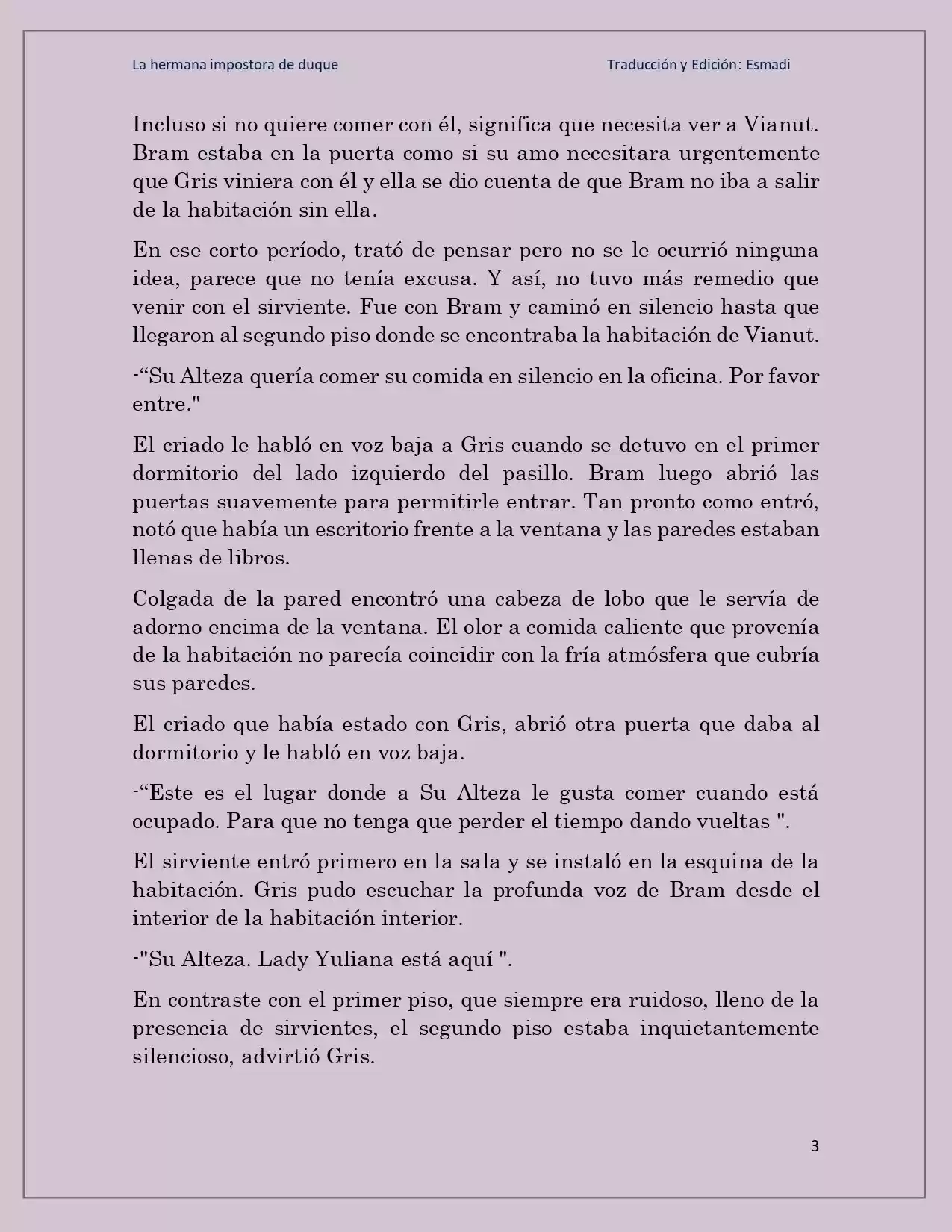La Hermana Impostora Del Duque (Novela) - Capítulo 36 - Página 3 - LectorTMOo