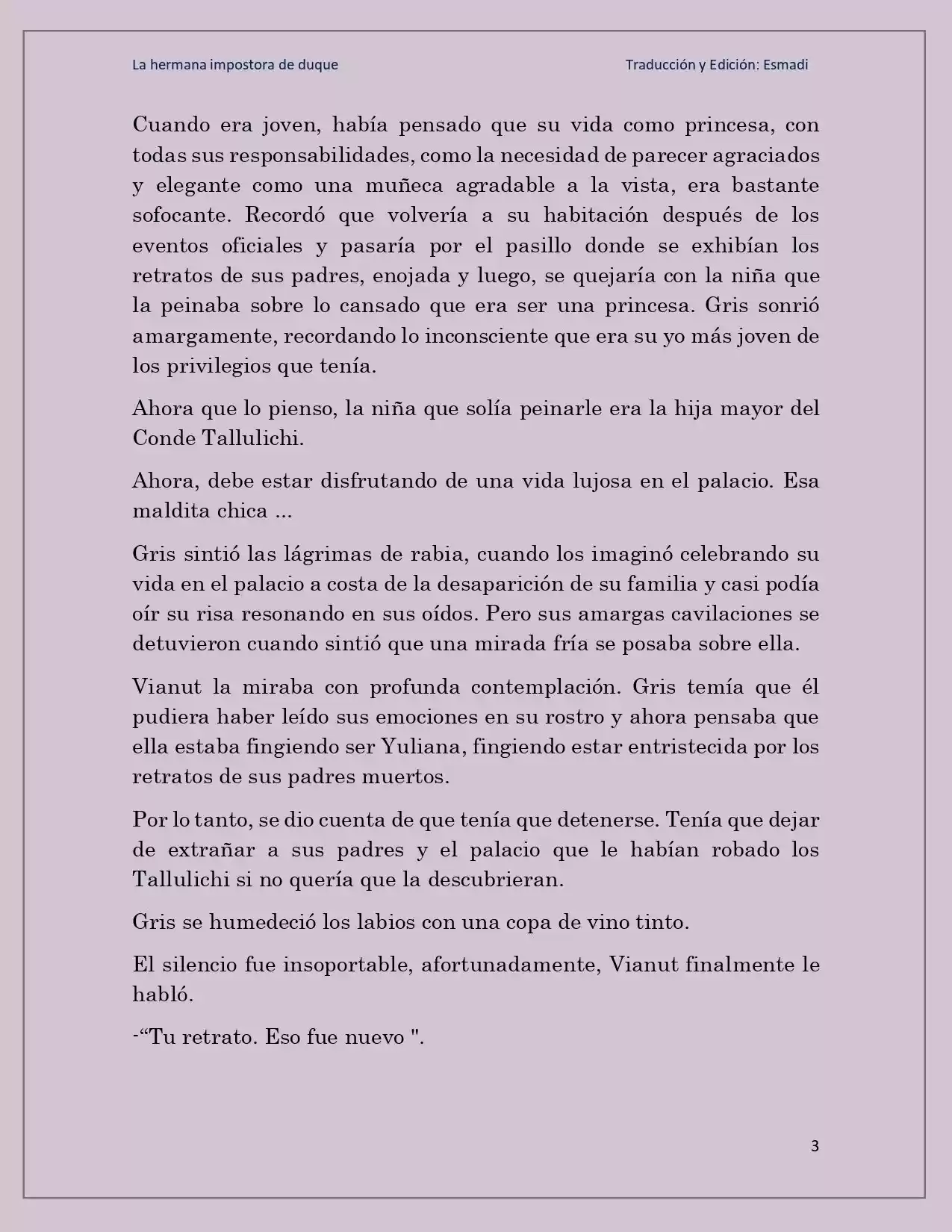 La Hermana Impostora Del Duque (Novela) - Capítulo 37 - Página 3 - LectorTMOo