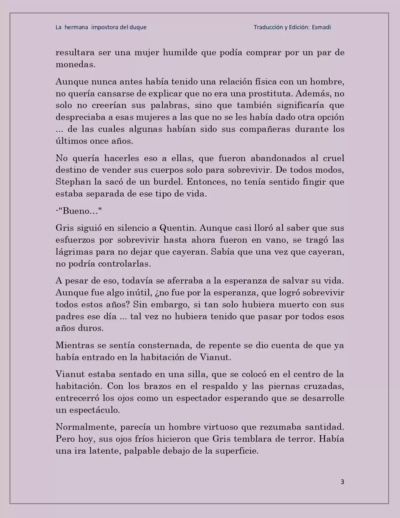 La Hermana Impostora Del Duque (Novela) - Capítulo 41 - Página 3 - LectorTMOo