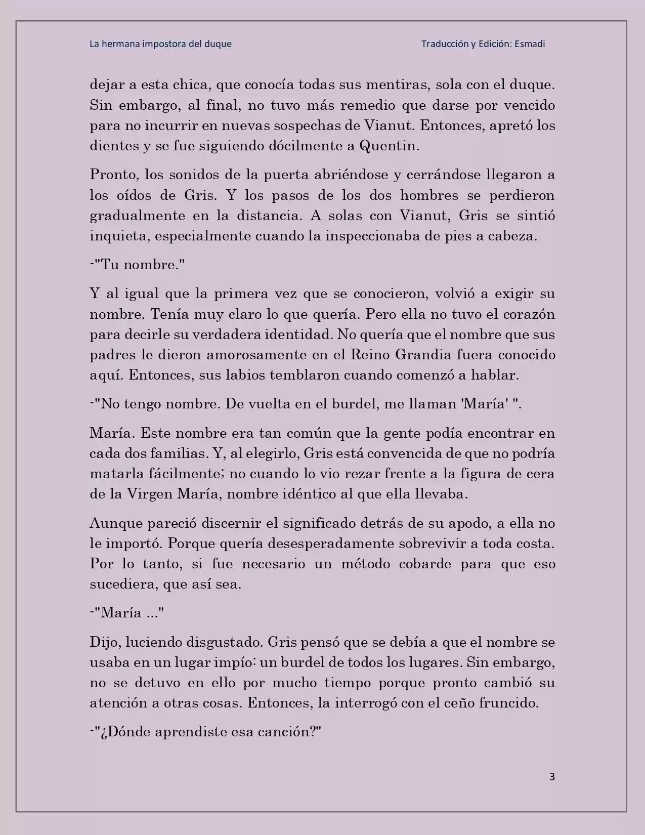 La Hermana Impostora Del Duque (Novela) - Capítulo 43 - Página 3 - LectorTMOo