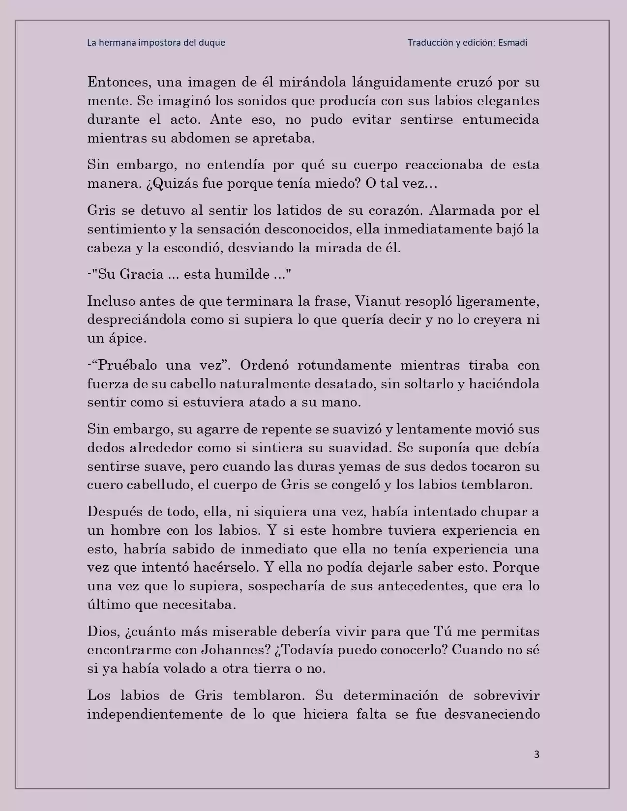 La Hermana Impostora Del Duque (Novela) - Capítulo 45 - Página 3 - LectorTMOo