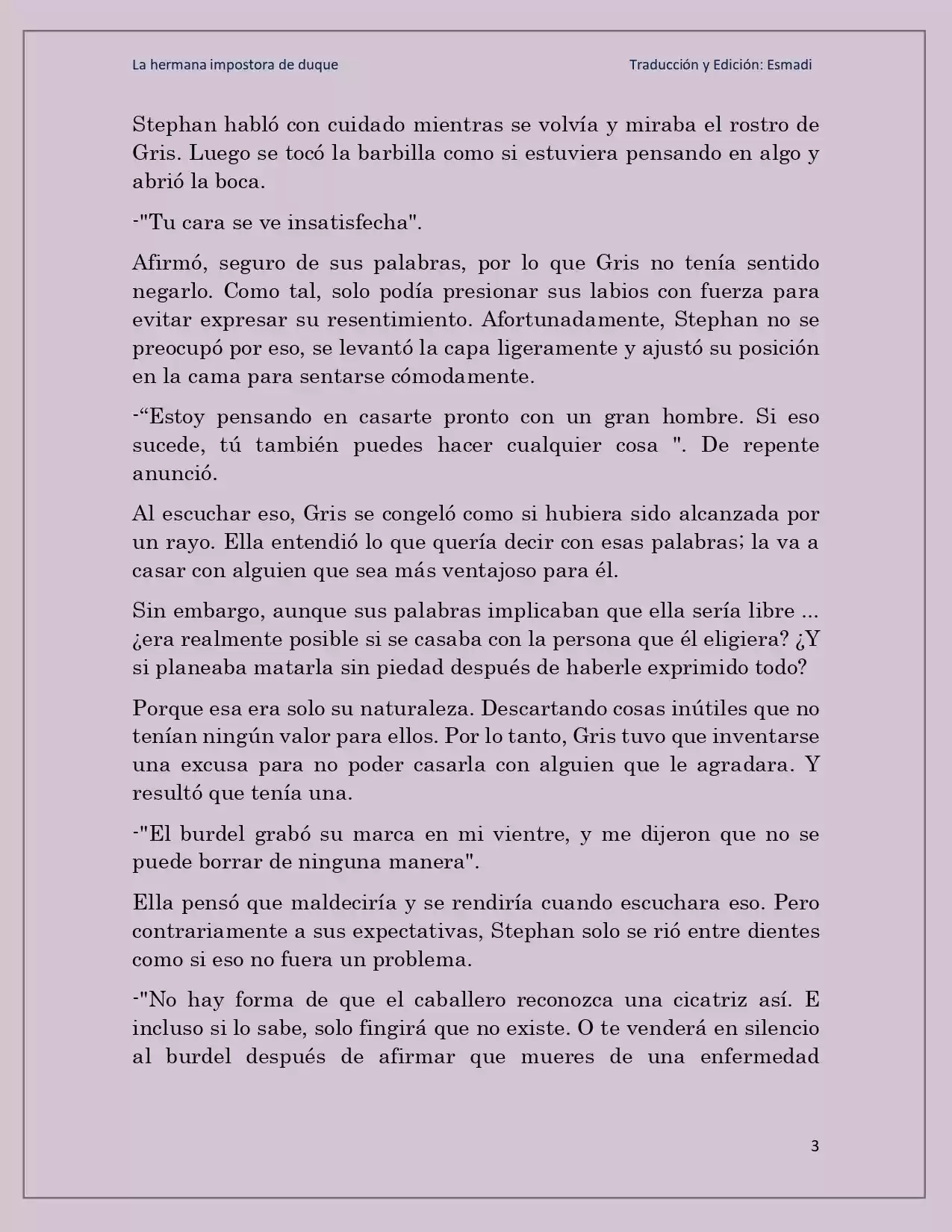 La Hermana Impostora Del Duque (Novela) - Capítulo 48 - Página 3 - LectorTMOo