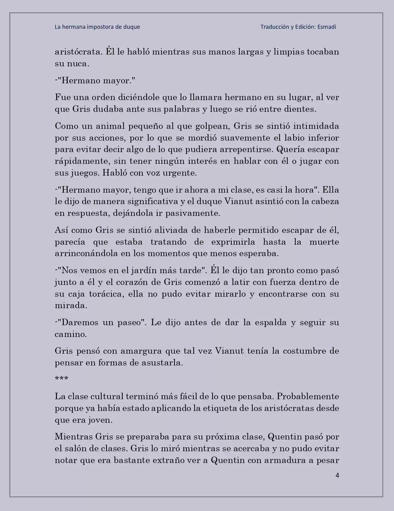 La Hermana Impostora Del Duque (Novela) - Capítulo 49 - Página 4 - LectorTMOo