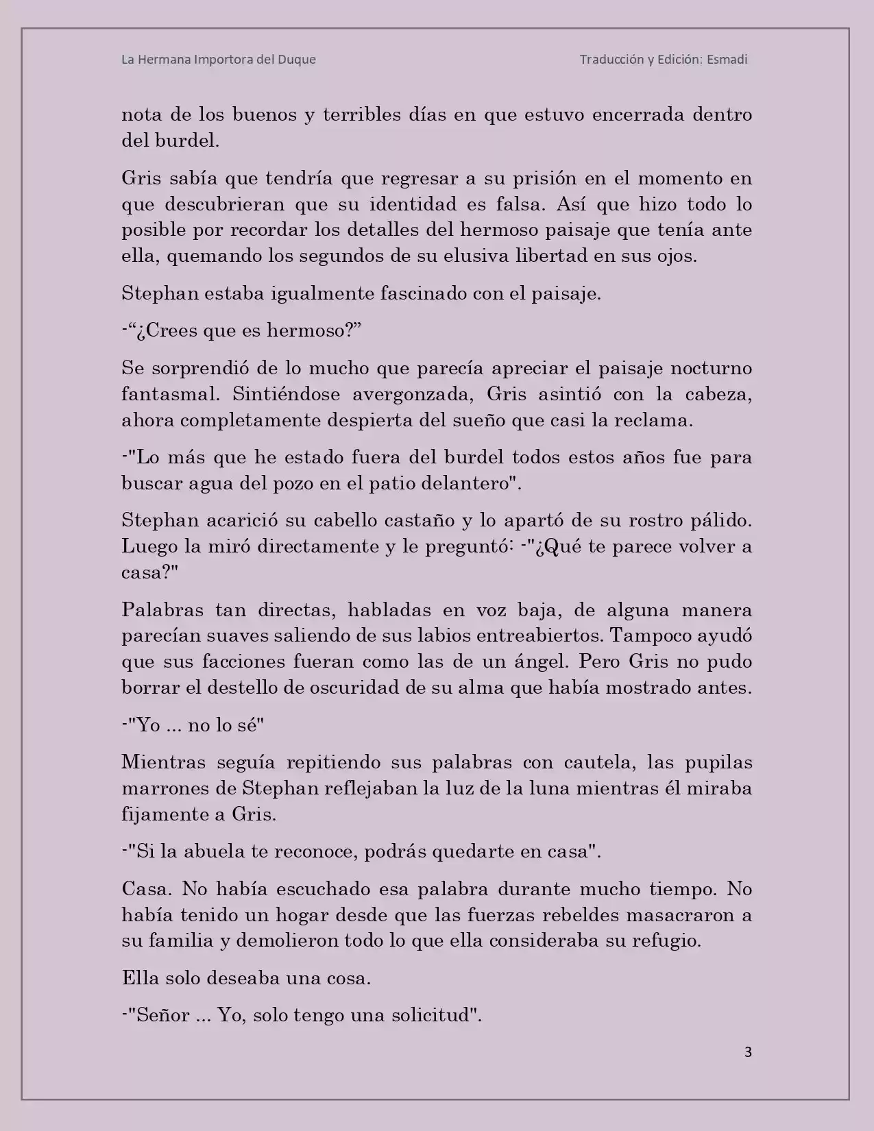 La Hermana Impostora Del Duque (Novela) - Capítulo 5 - Página 3 - LectorTMOo