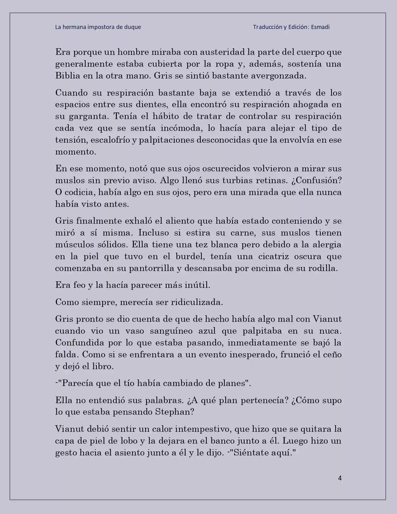 La Hermana Impostora Del Duque (Novela) - Capítulo 50 - Página 4 - LectorTMOo