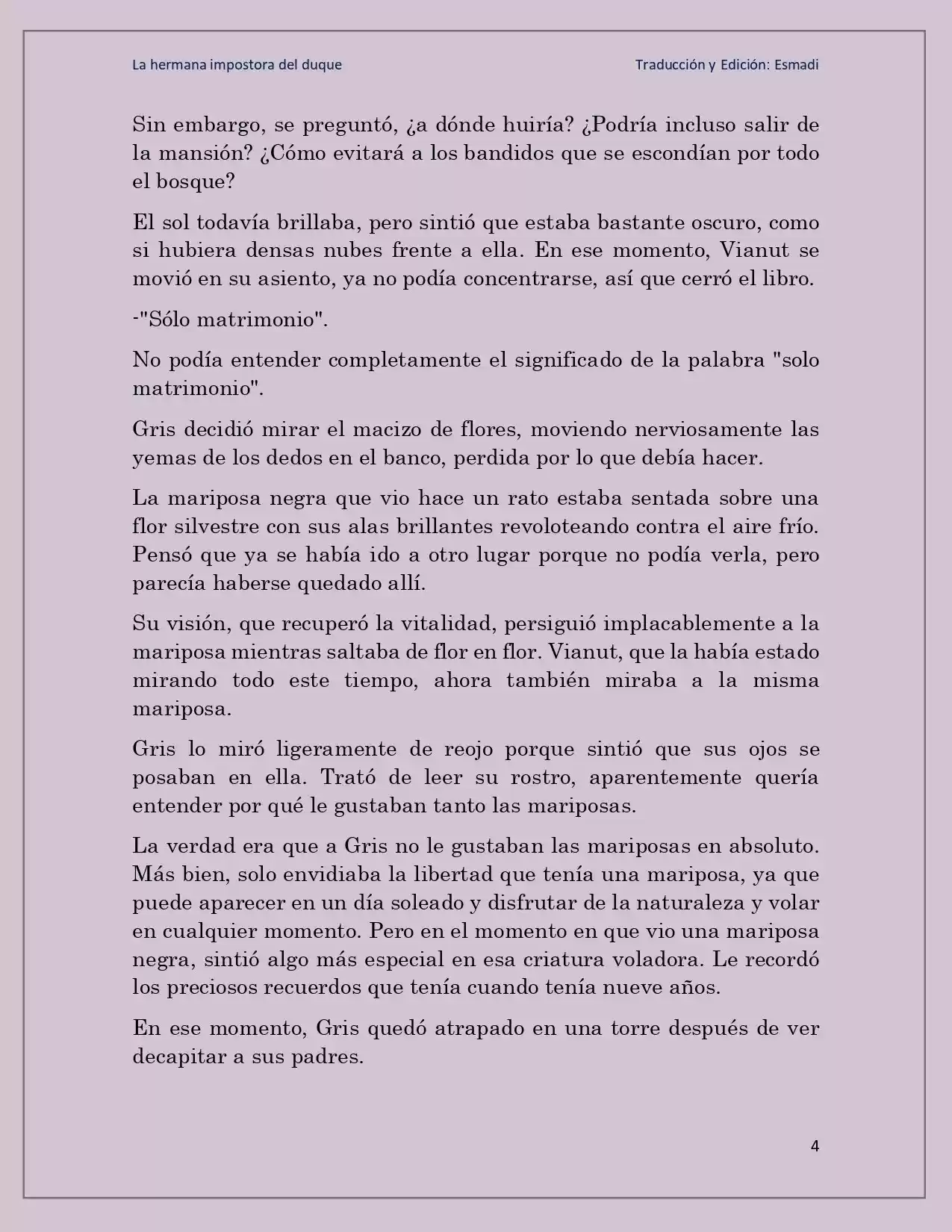 La Hermana Impostora Del Duque (Novela) - Capítulo 51 - Página 4 - LectorTMOo
