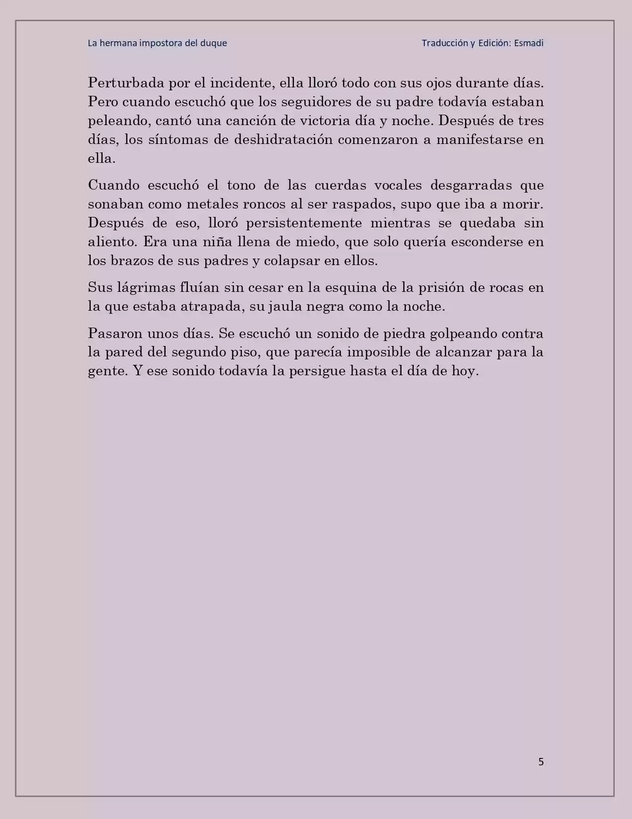 La Hermana Impostora Del Duque (Novela) - Capítulo 51 - Página 5 - LectorTMOo