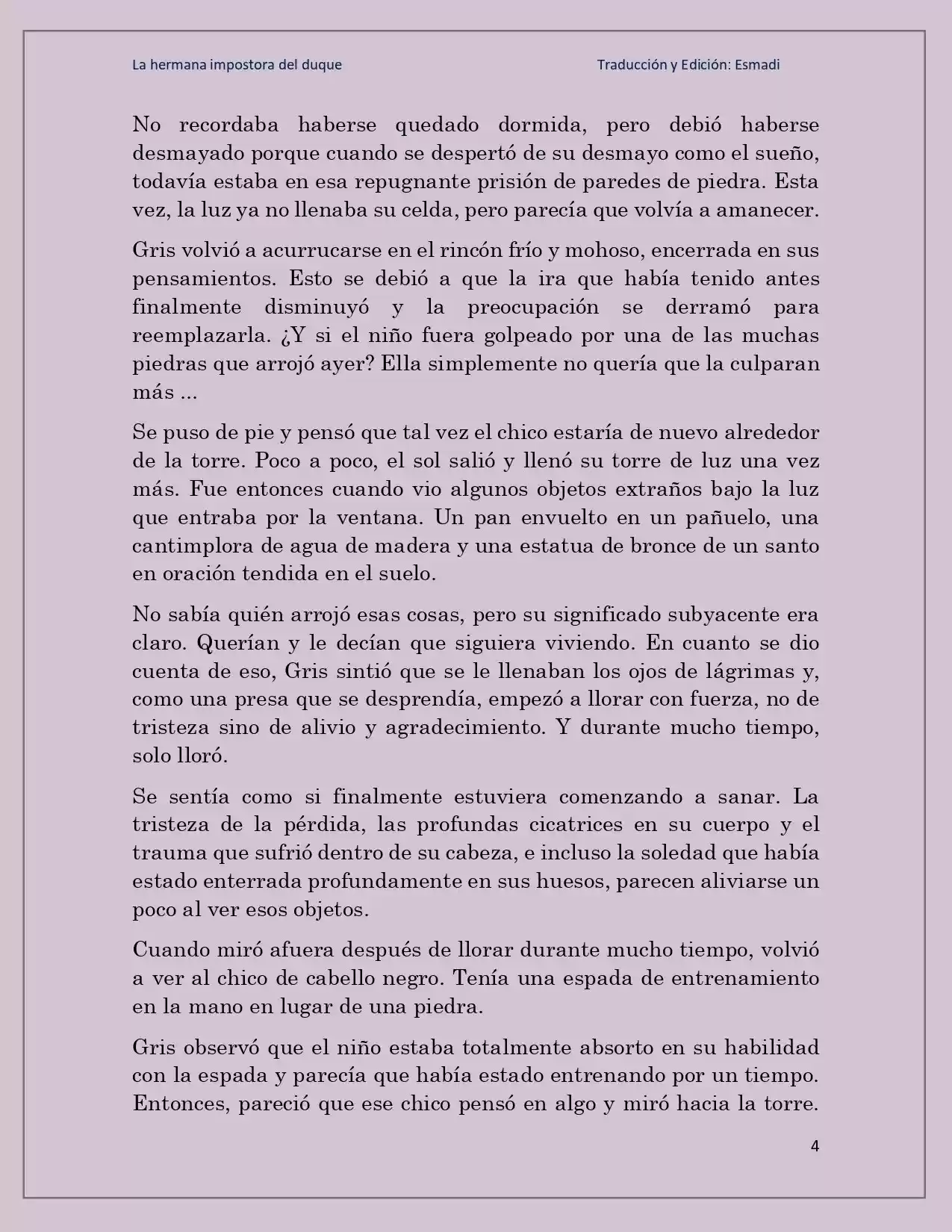 La Hermana Impostora Del Duque (Novela) - Capítulo 52 - Página 4 - LectorTMOo