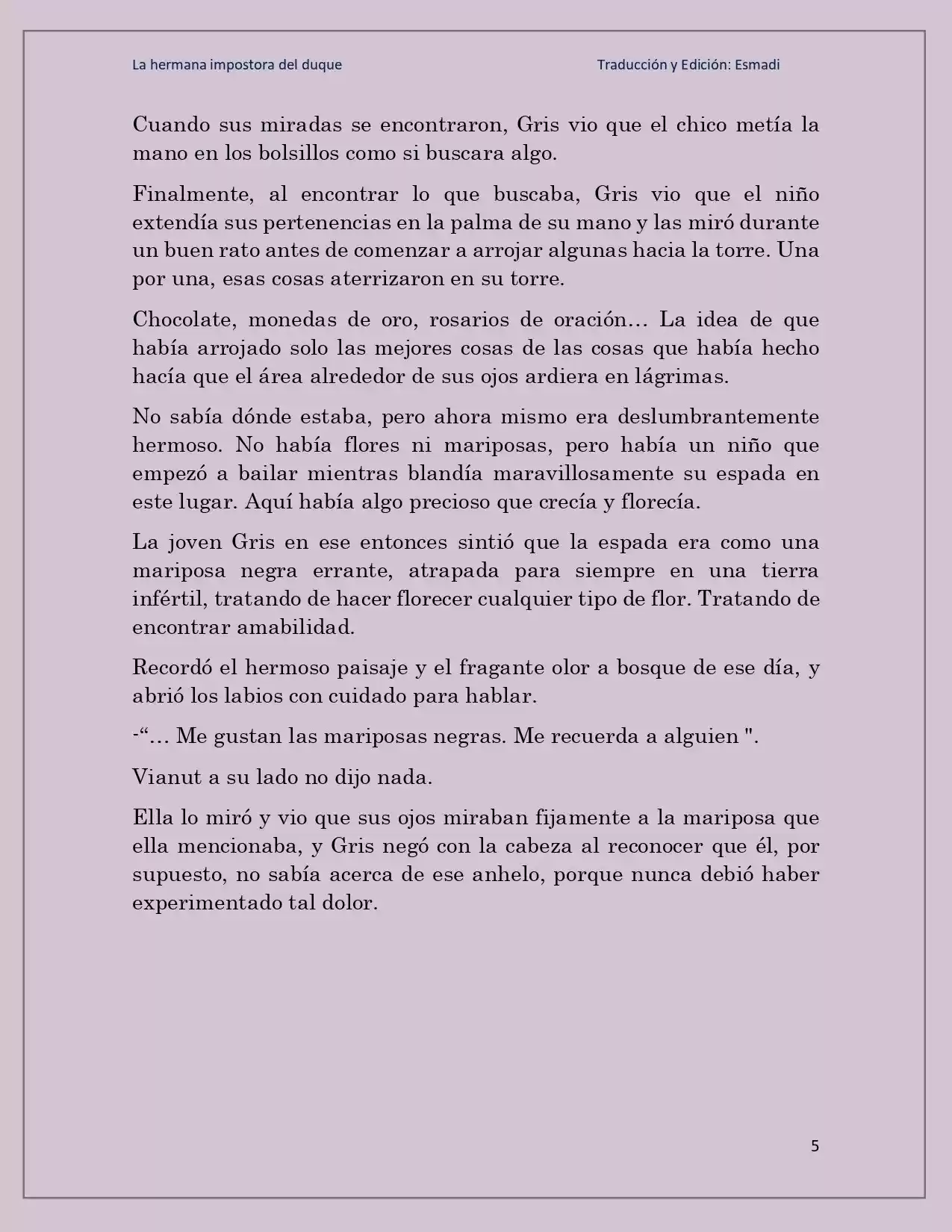 La Hermana Impostora Del Duque (Novela) - Capítulo 52 - Página 5 - LectorTMOo