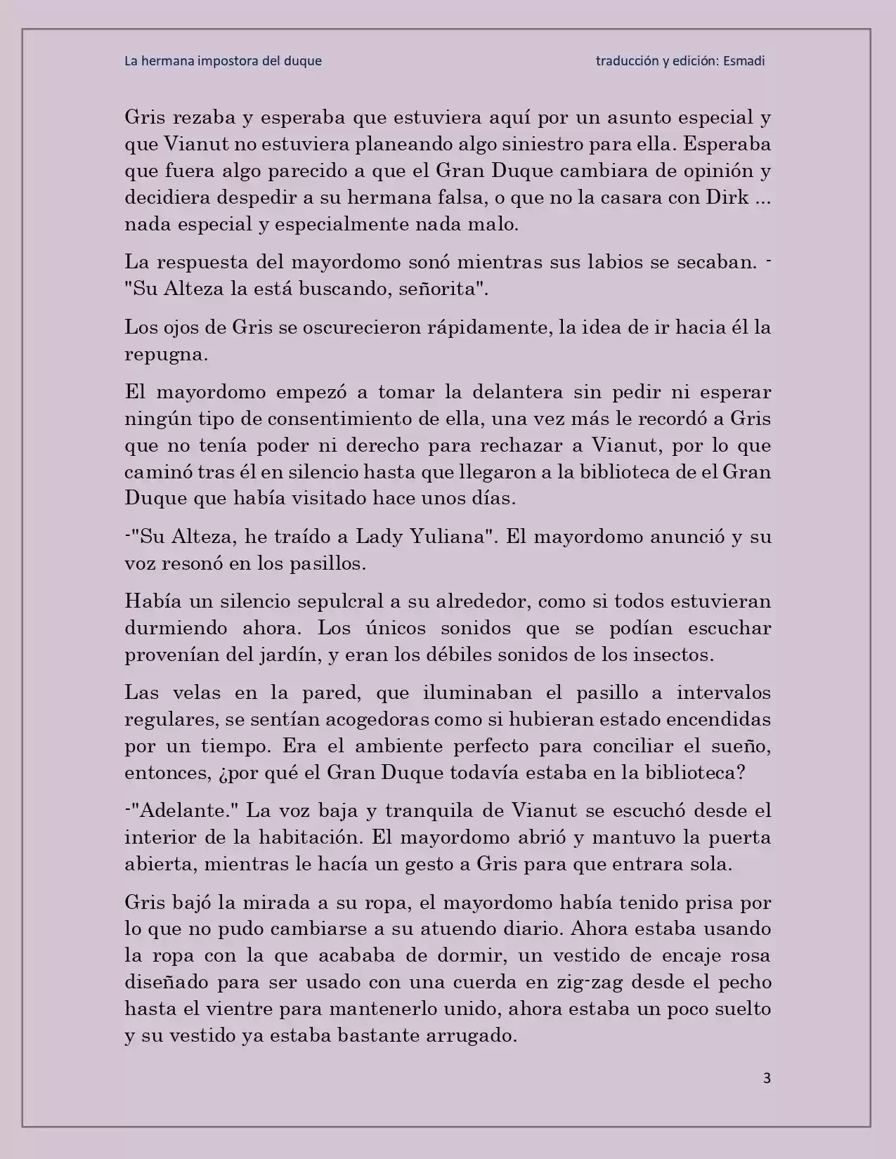 La Hermana Impostora Del Duque (Novela) - Capítulo 55 - Página 3 - LectorTMOo