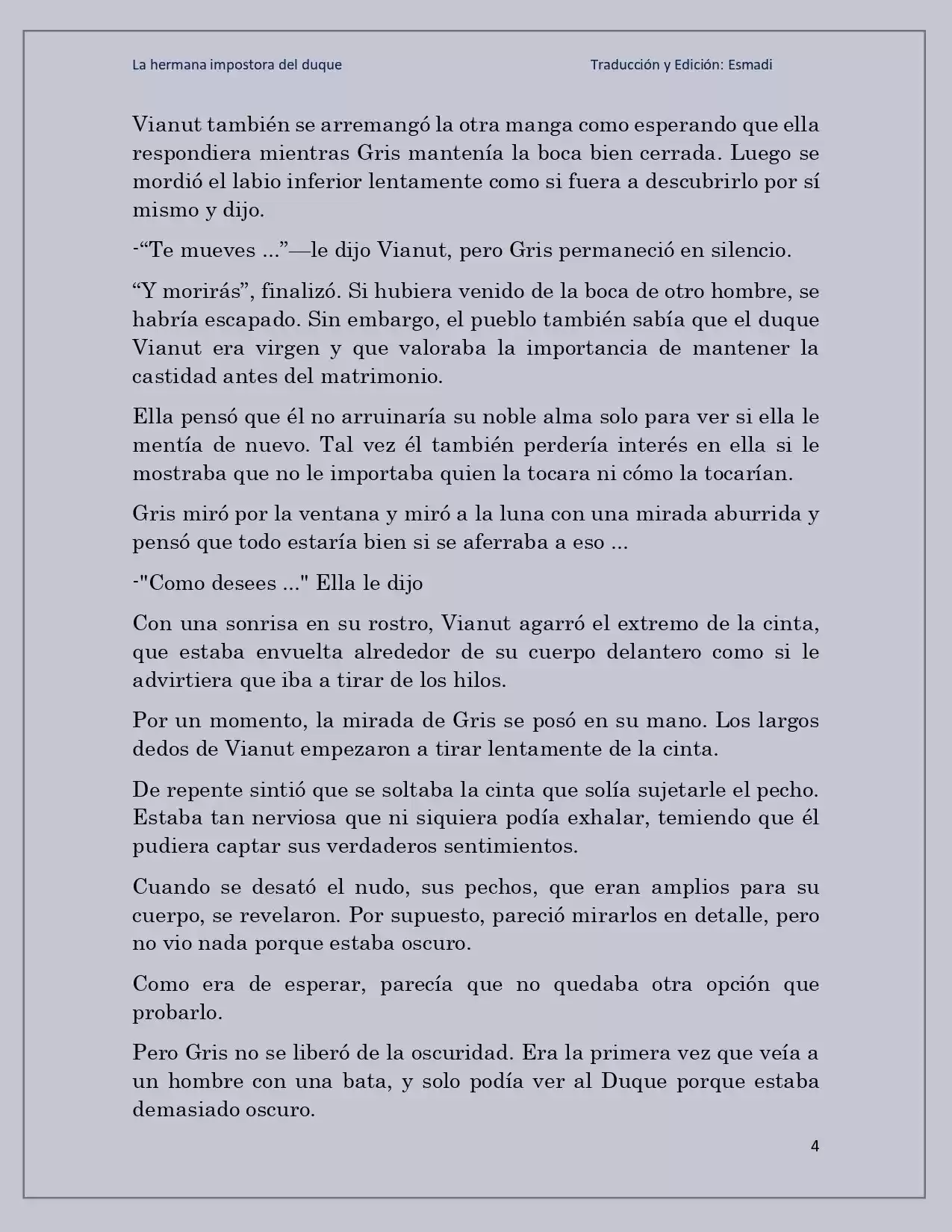 La Hermana Impostora Del Duque (Novela) - Capítulo 57 - Página 4 - LectorTMOo