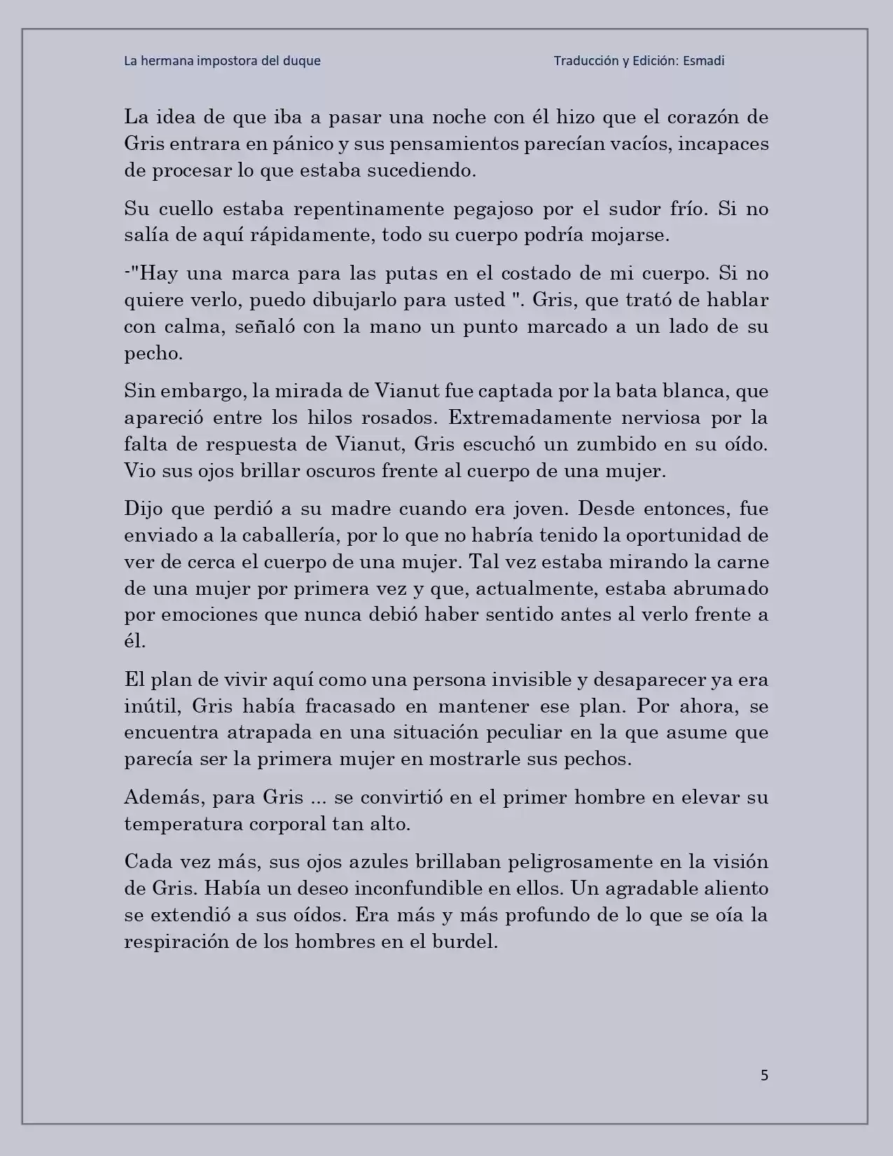 La Hermana Impostora Del Duque (Novela) - Capítulo 57 - Página 5 - LectorTMOo