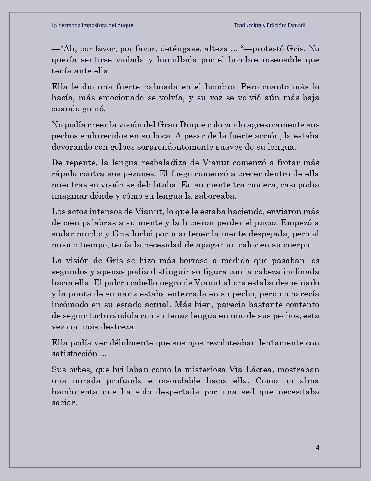 La Hermana Impostora Del Duque (Novela) - Capítulo 58 - Página 4 - LectorTMOo